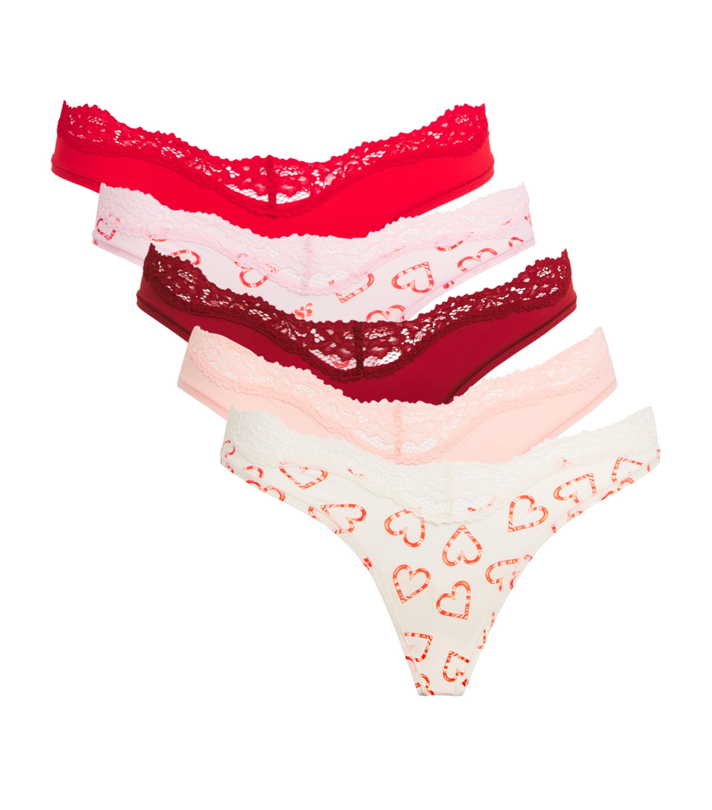 Fits Everybody Lace Thong (Pack of 5)