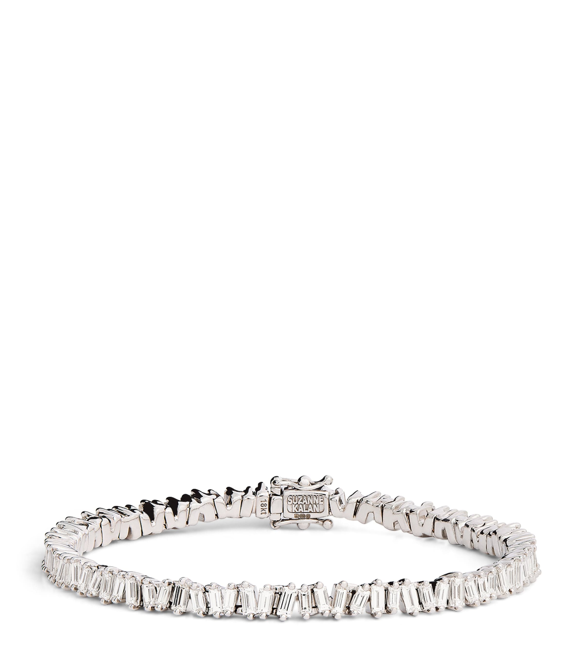 Suzanne Kalan White Gold and Diamond Classic Tennis Bracelet Wg/wd