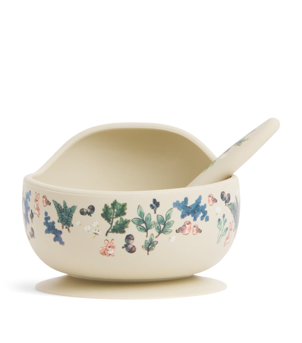 Elodie Silicone Fairytale Forest Bowl and Spoon Set Fairytale Forest