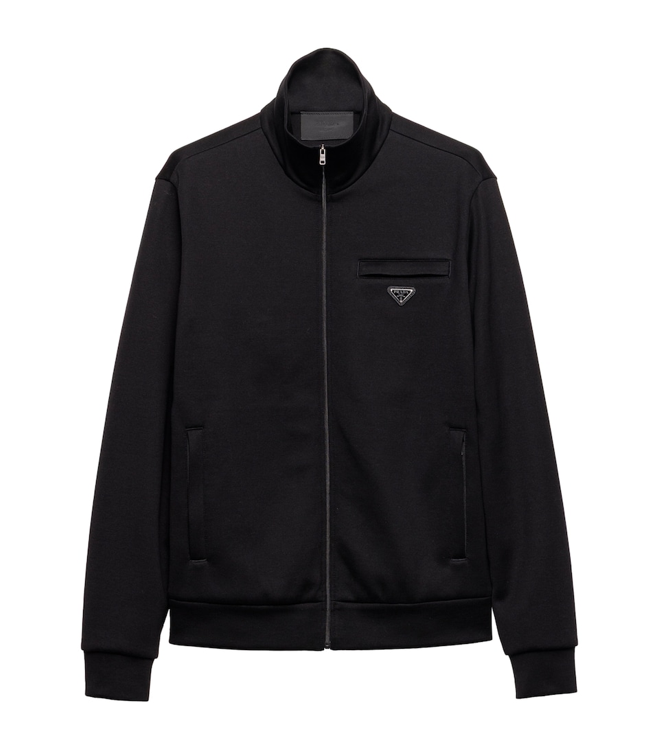 Cotton-Blend Technical Jacket
