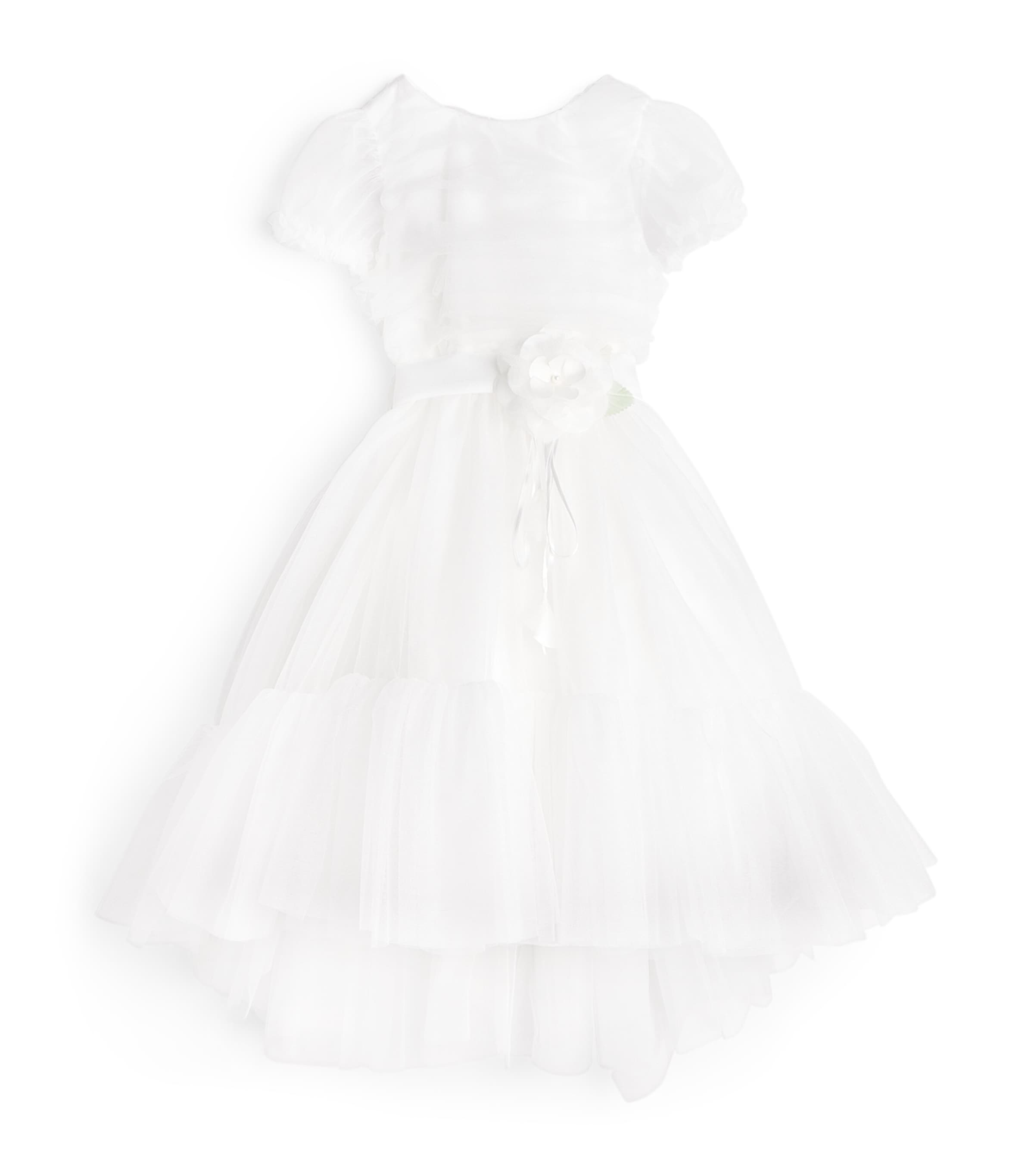 Tulle Ruffled Dress (2-14 Years)