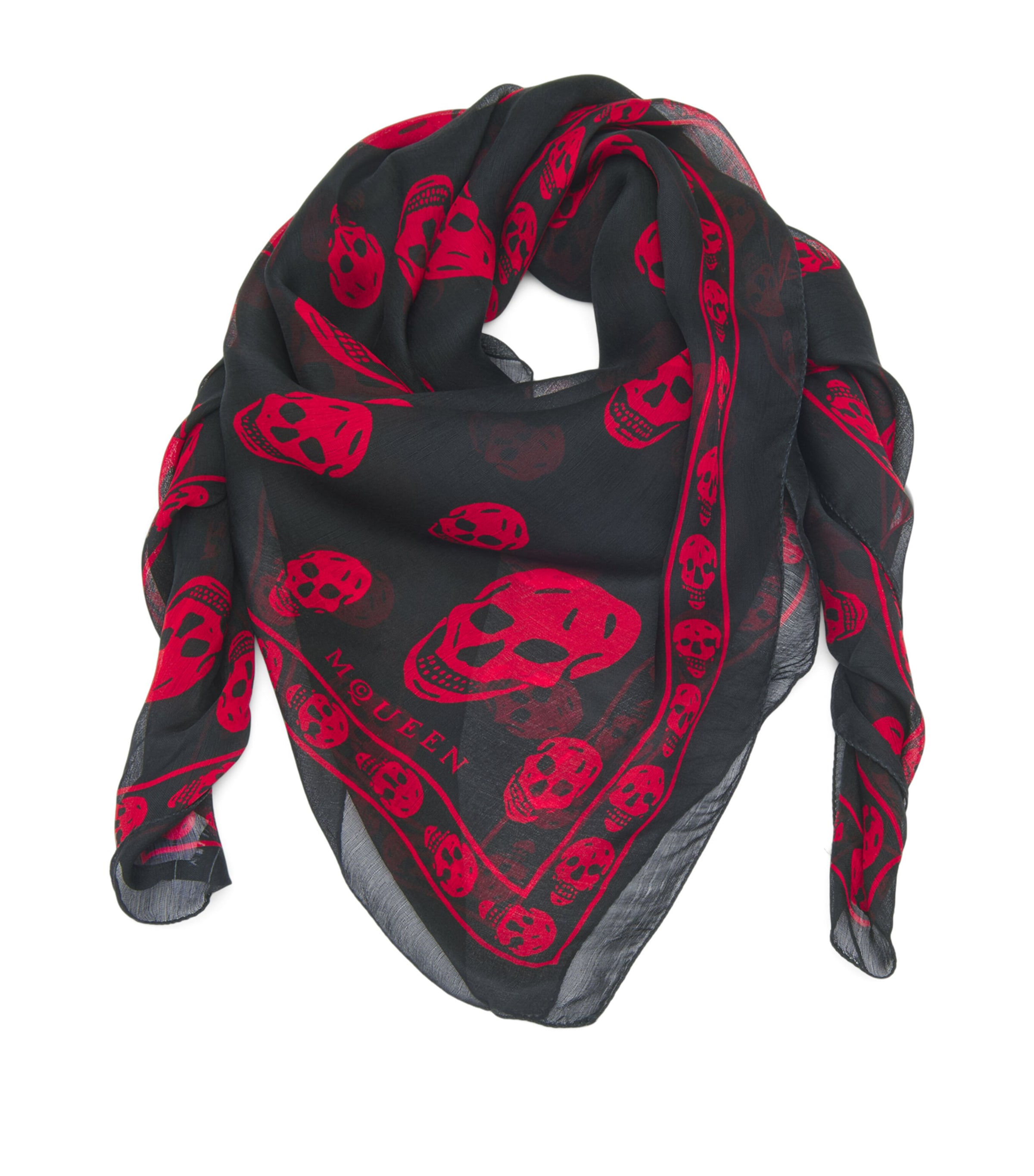 Silk Skull Scarf
