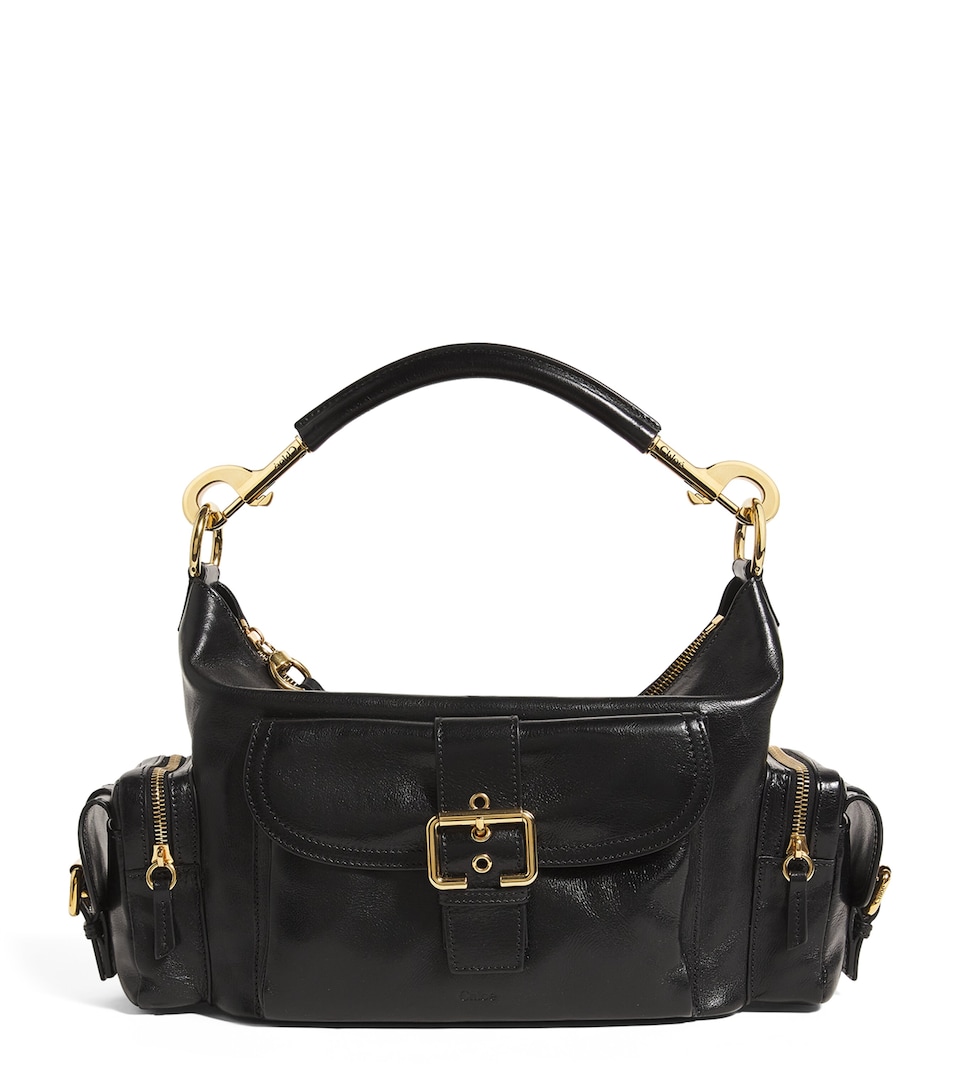 Large Leather Camera Shoulder Bag