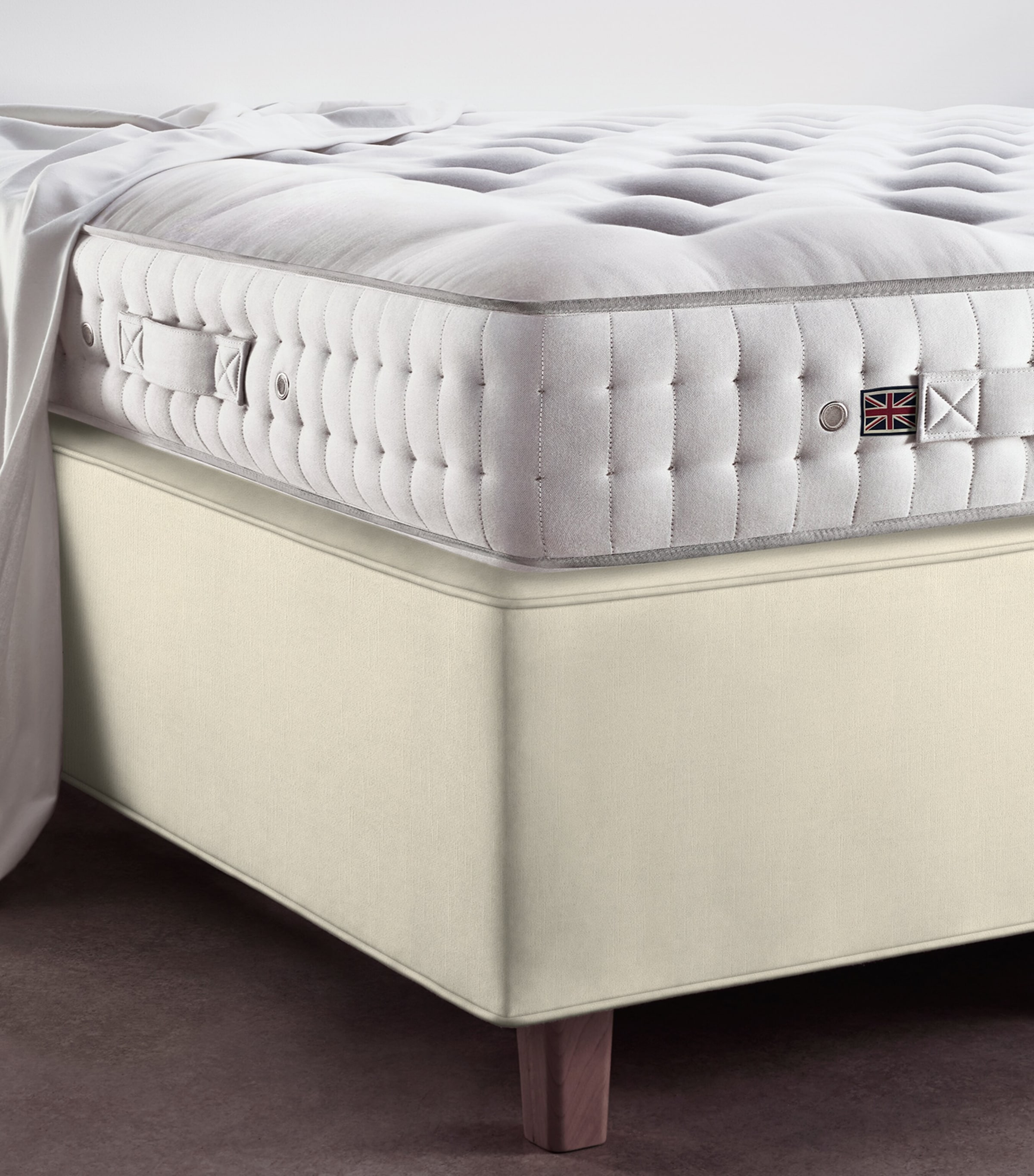 Vispring Firm Herald Superb Mattress (150cm x 200cm) White