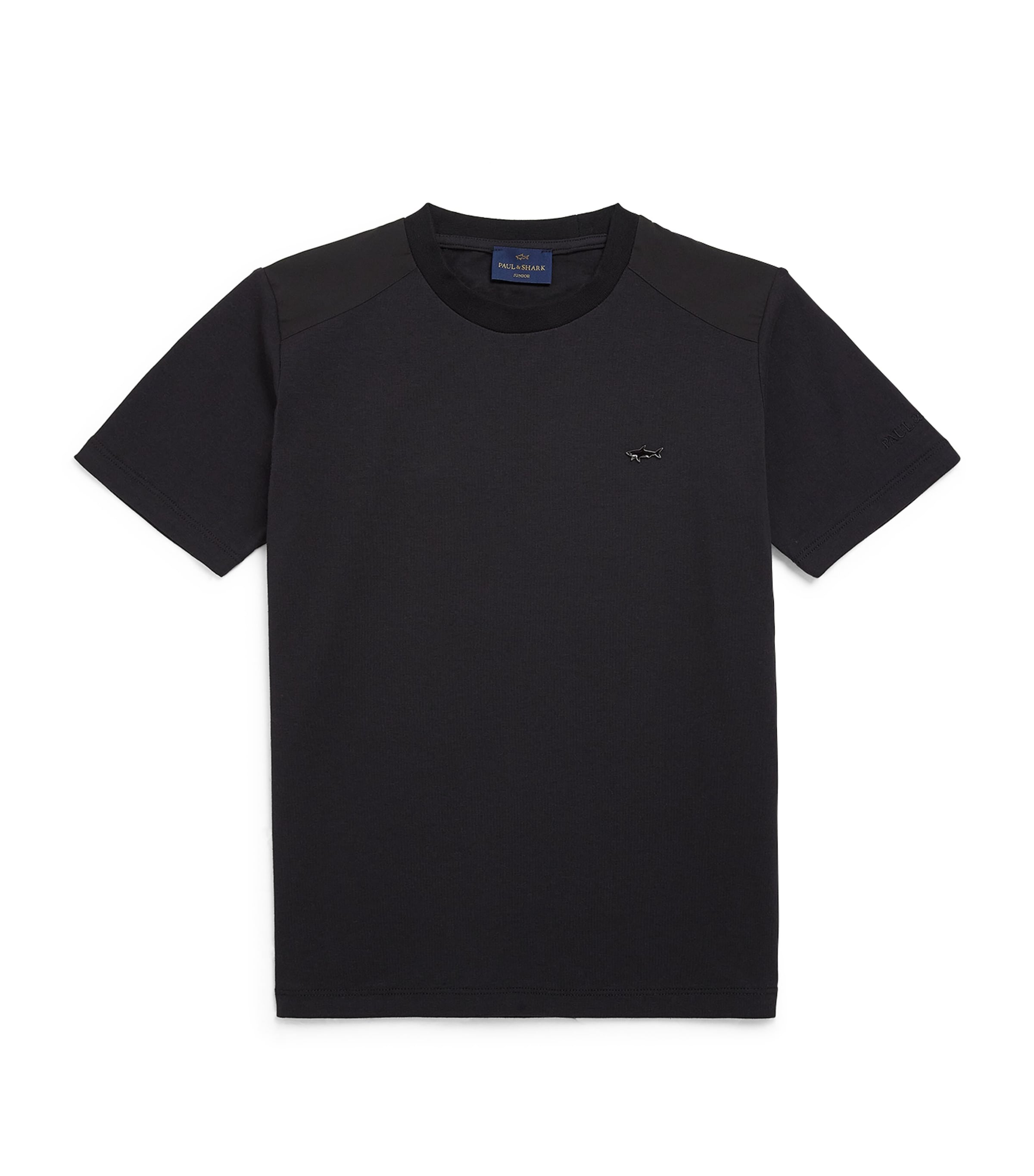 Paul & Shark Logo T-Shirt (8-16 Years) Nero/black