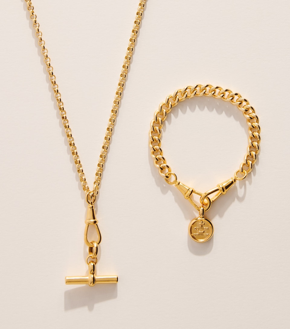 TILLY SVEAAS Gold-Plated Moi + Toi Set Necklace Gold