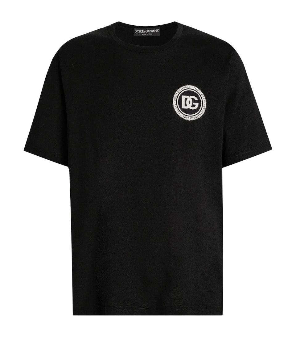 Cotton Logo Patch T-Shirt