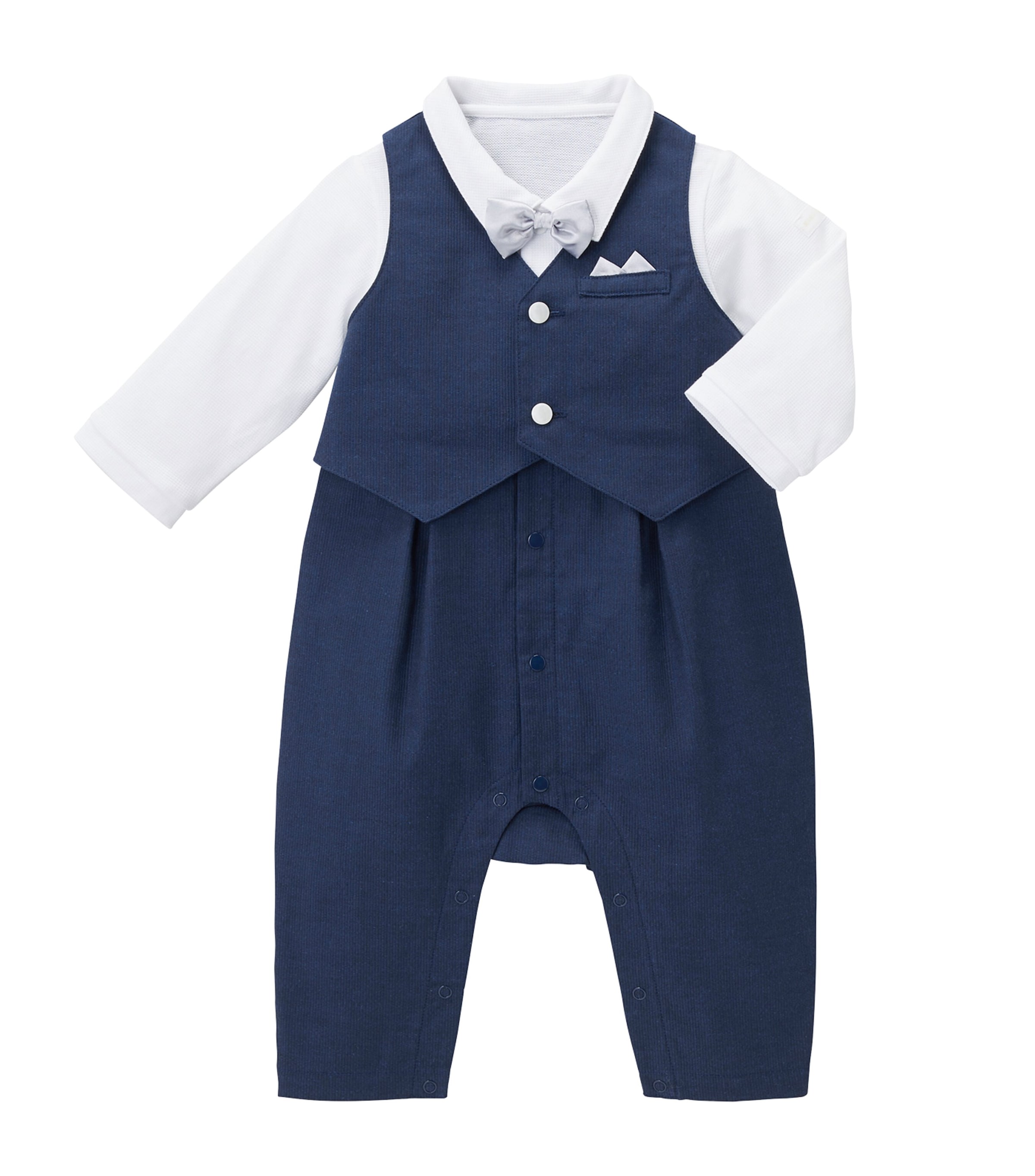 Miki House Playsuit, Waistcoat and Bow Tie Set (24 Months)
