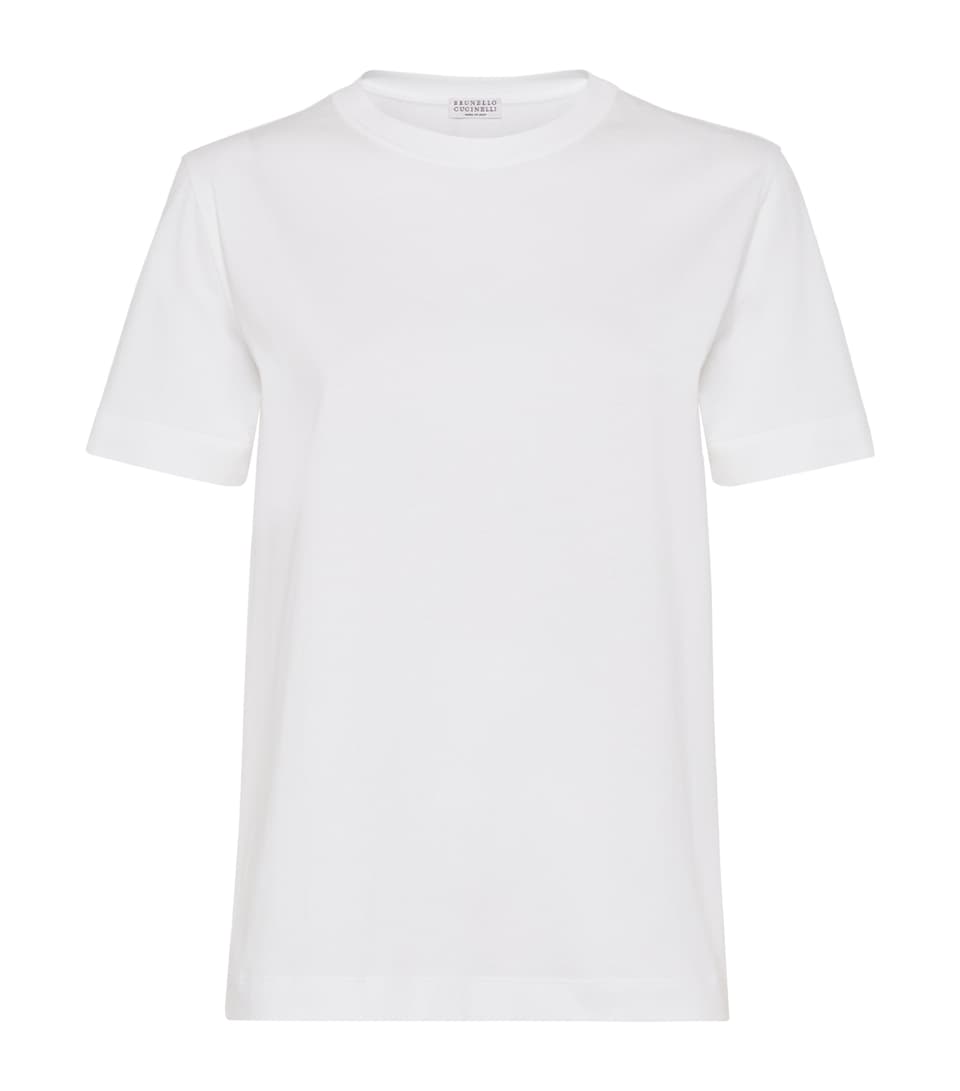 Cotton Monili-Detail T-Shirt