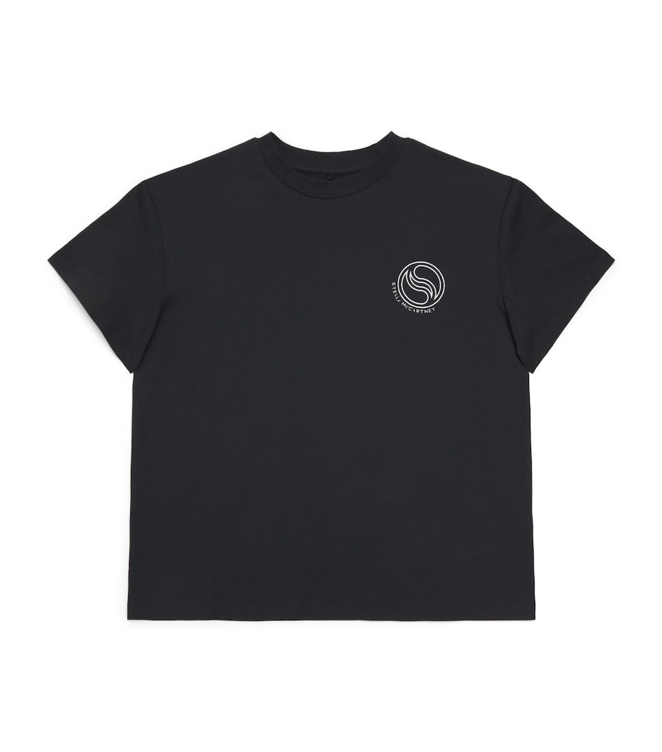 Stella McCartney Kids Organic Cotton Circle Logo T-Shirt (8-14 Years)