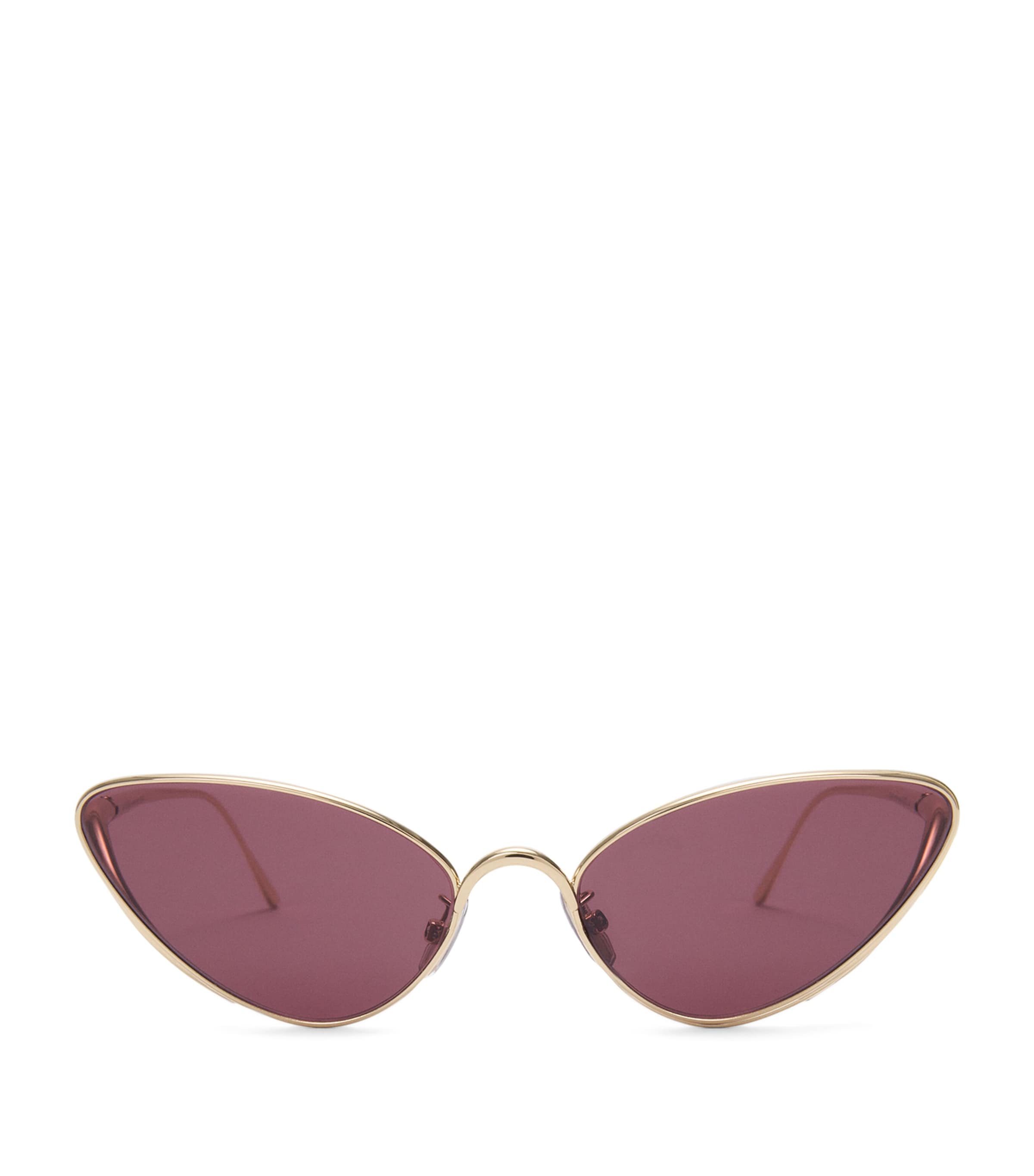 LOEWE Shooting Star Sunglasses Burgundy