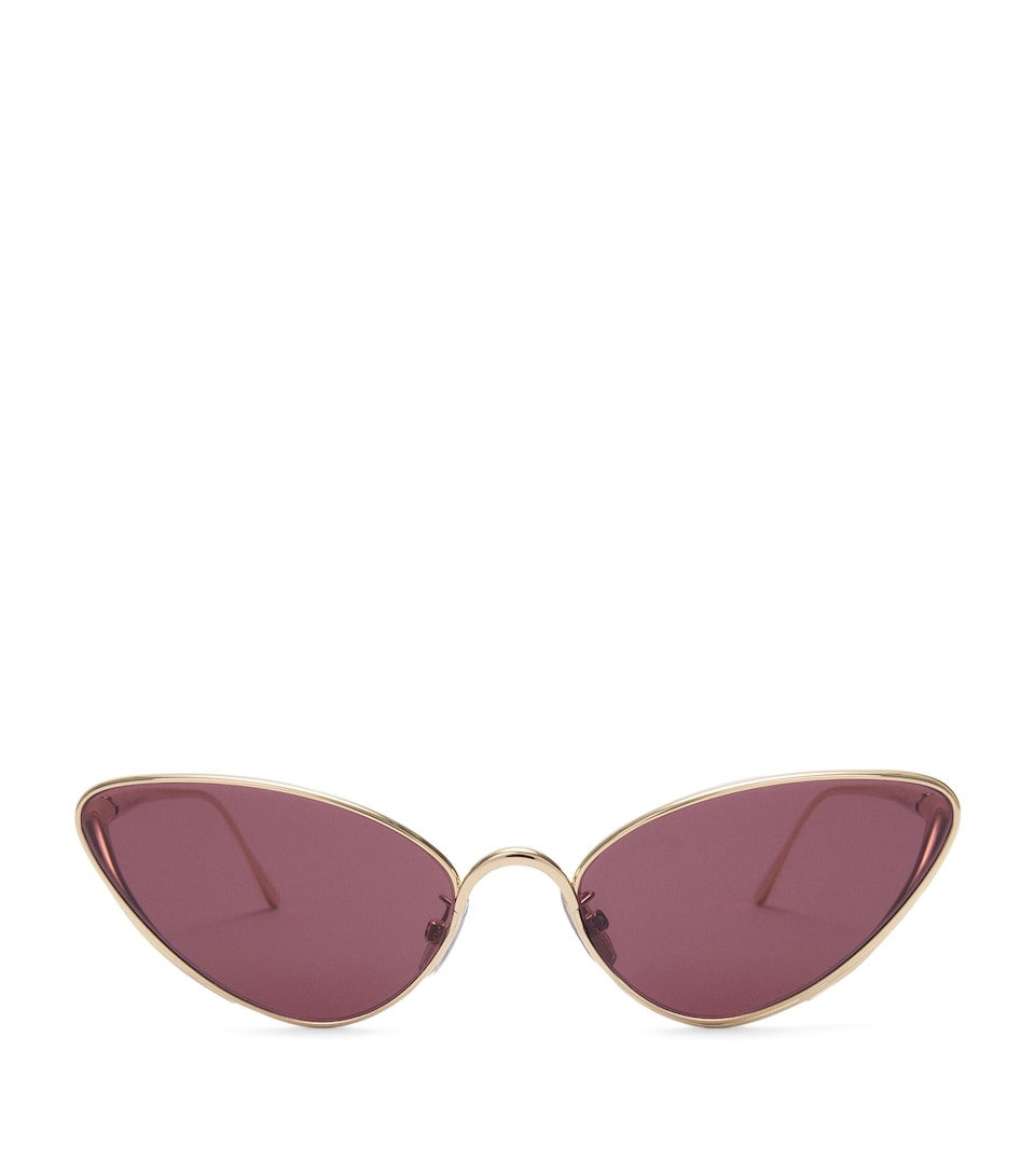 LOEWE Shooting Star Sunglasses Burgundy
