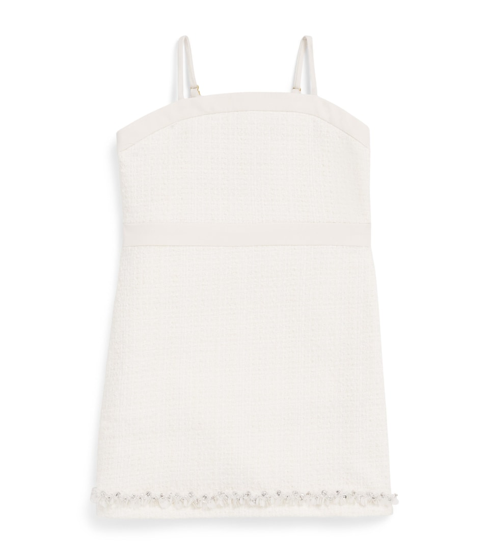 LoveShackFancy Embellished Tweed Sue Dress (2-6 Years) Ivmst Ivory Mist