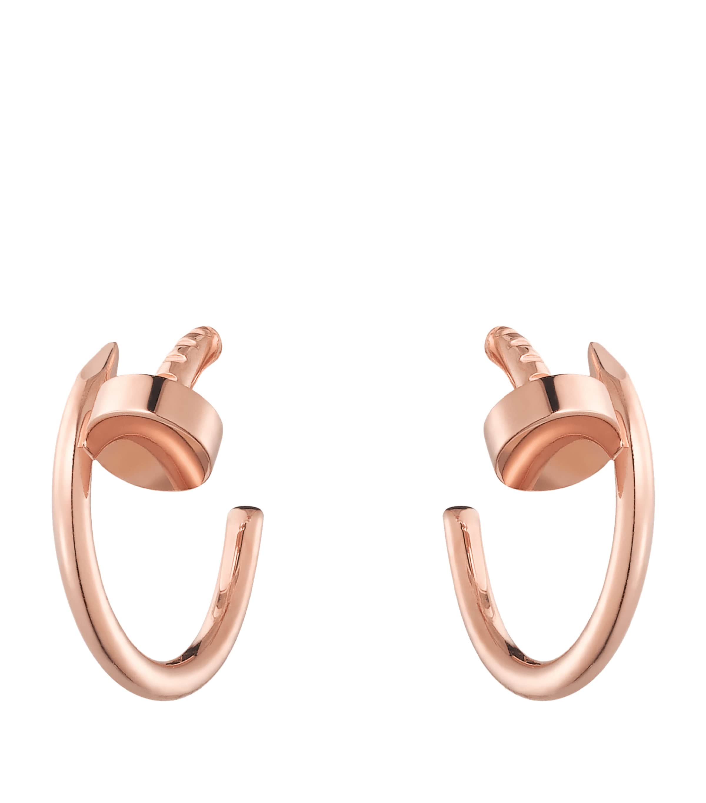 Rose Gold Juste un Clou Earrings