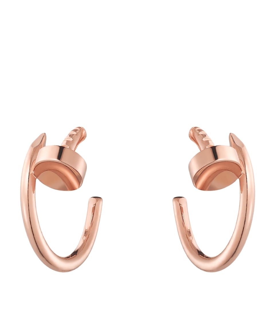 Rose Gold Juste un Clou Earrings