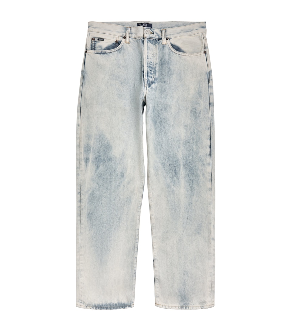 Polo Ralph Lauren Mens Washed Straight Jeans Waterside