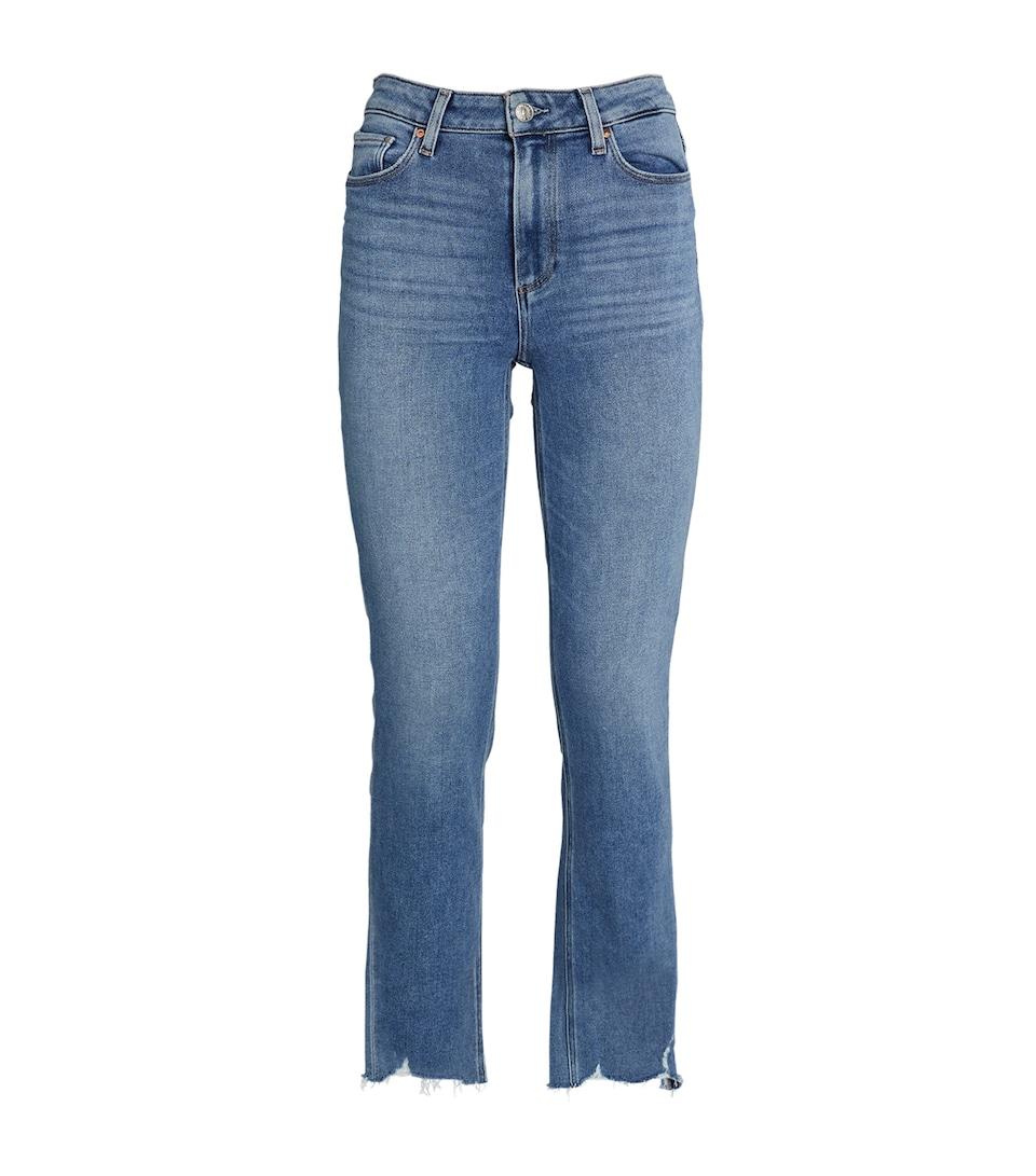 Cindy Raw Hem Straight Jeans