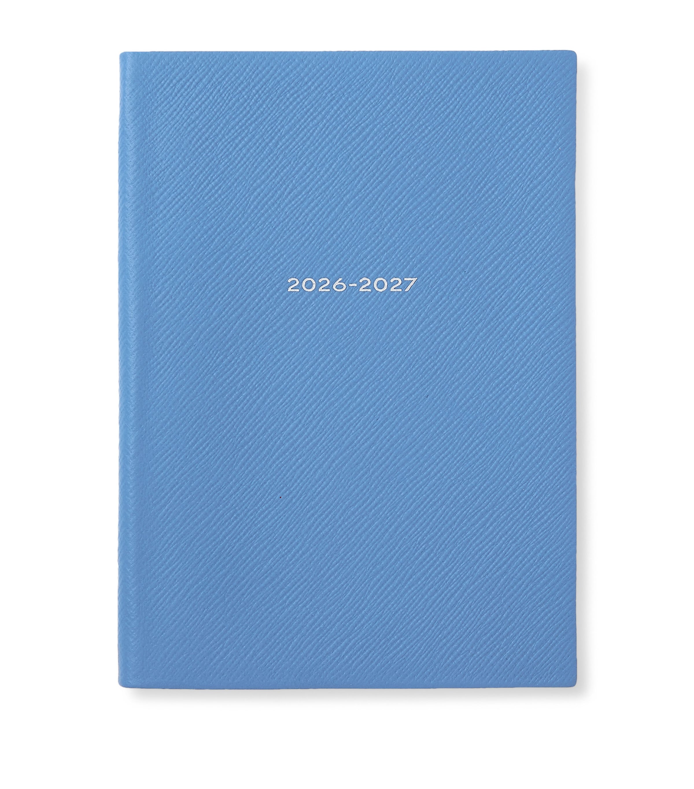 Smythson Leather Soho Weekly Diary 2026-2027 N Blue