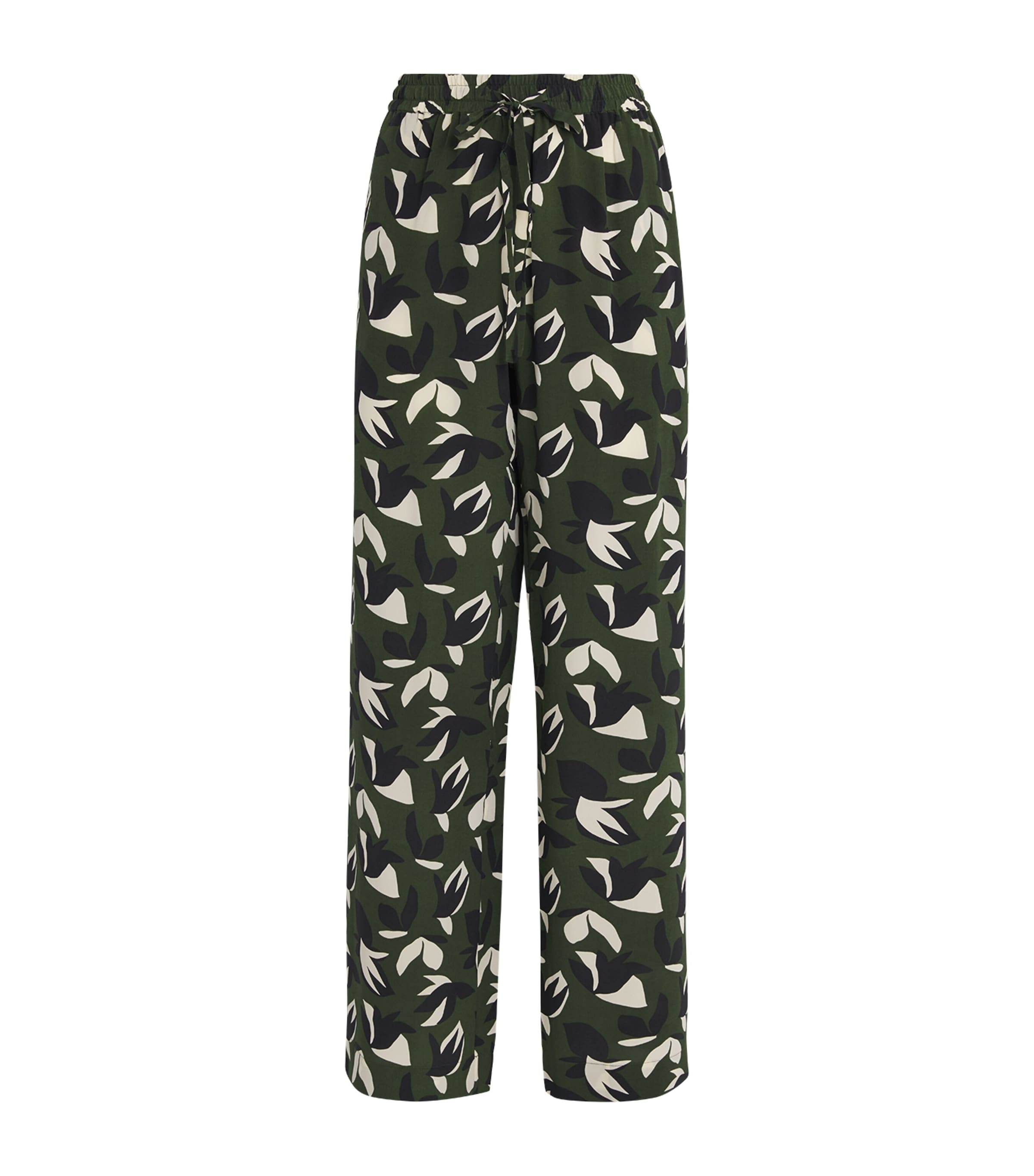 Silk Printed Trousers