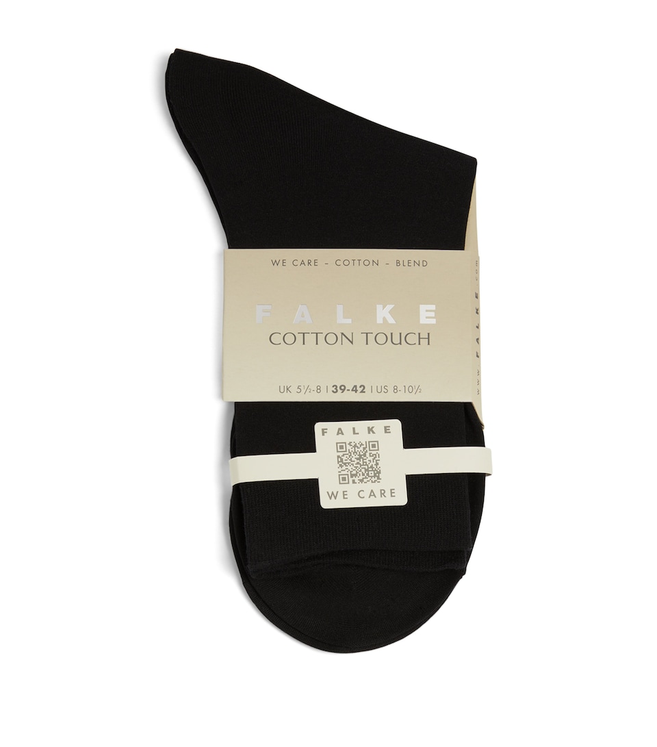 Falke Womens Cotton Touch Socks Black