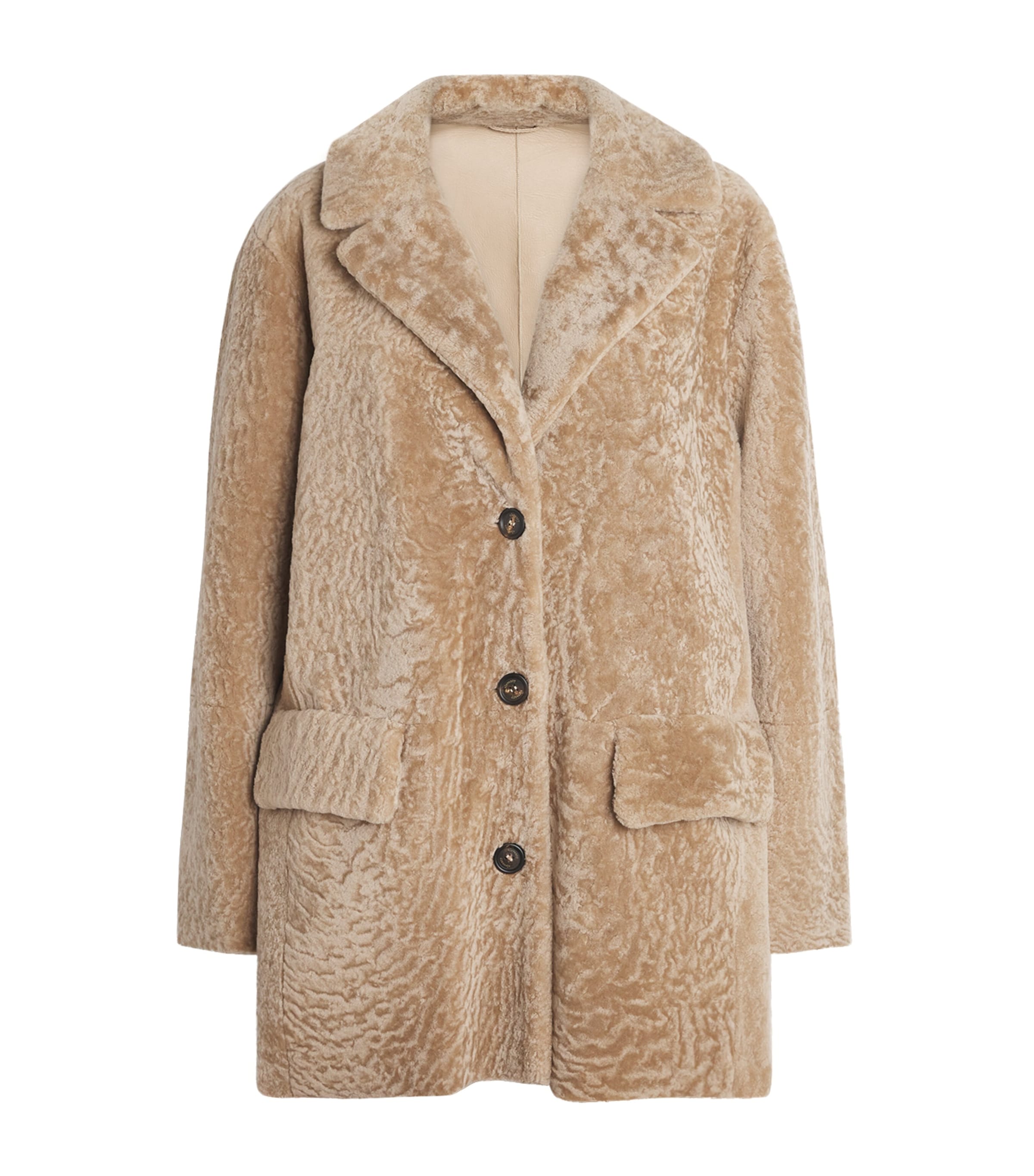Shearling Oversized Coat