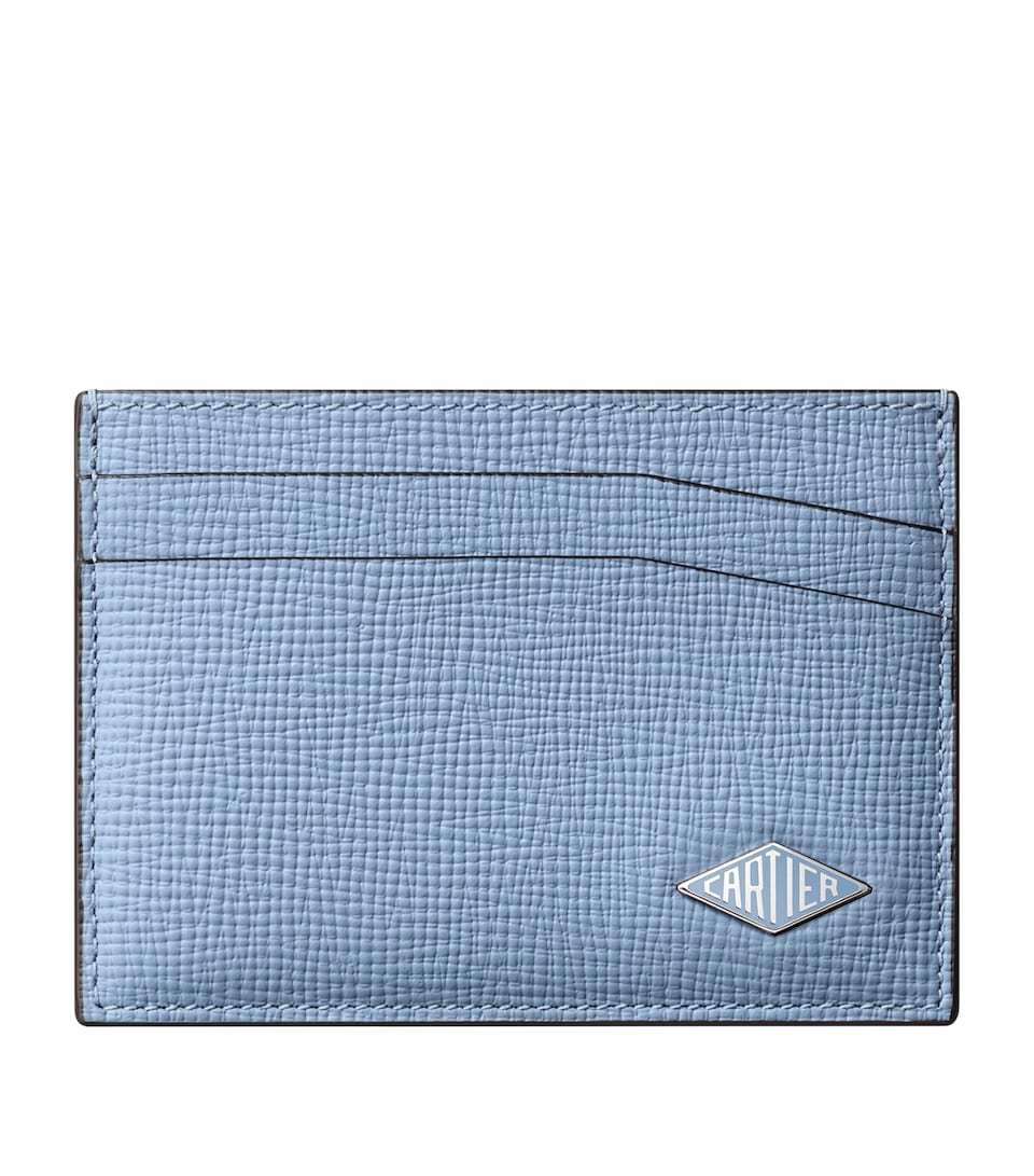 Cartier Leather Losange Card Holder Blue
