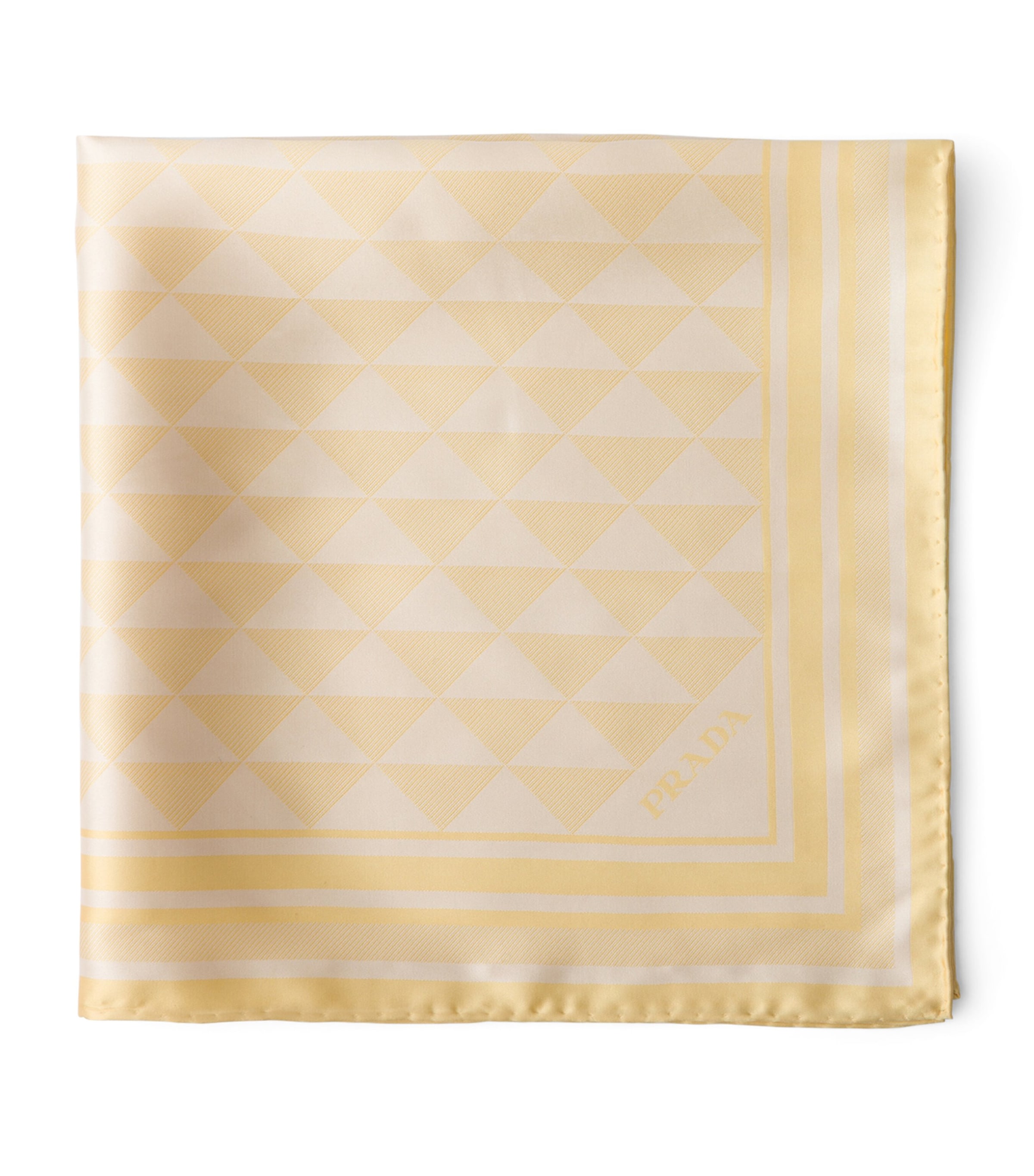 Prada Silk Triangle Scarf
