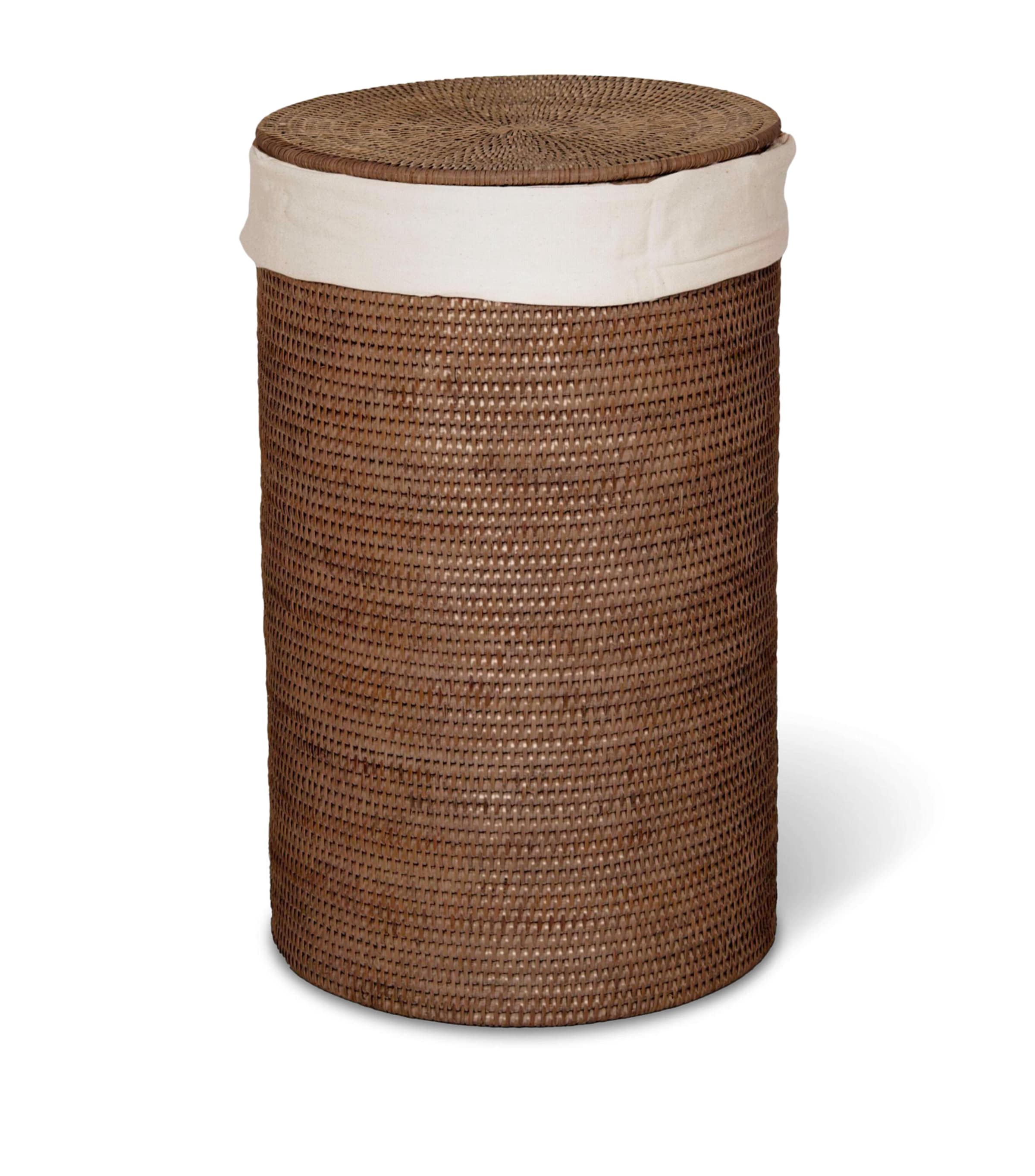 Decor Walther Small Rattan Laundry Basket (55cm) Rattan Light
