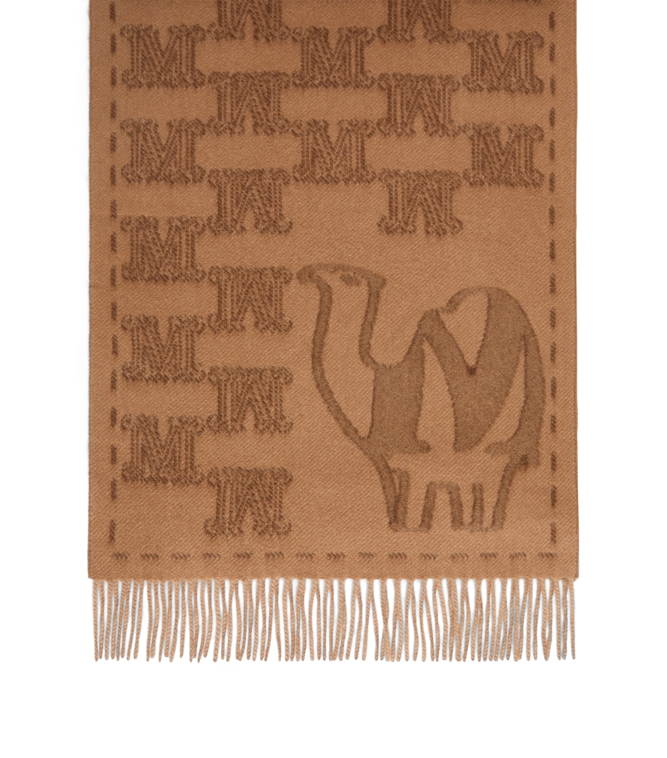 Cashmere Jacquard Monogram Scarf