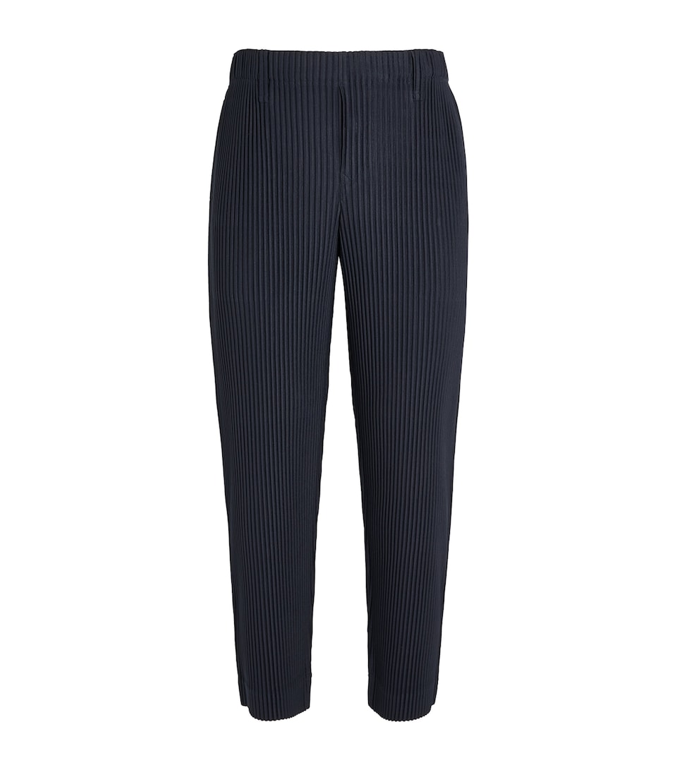 Pleated Straight Trousers
