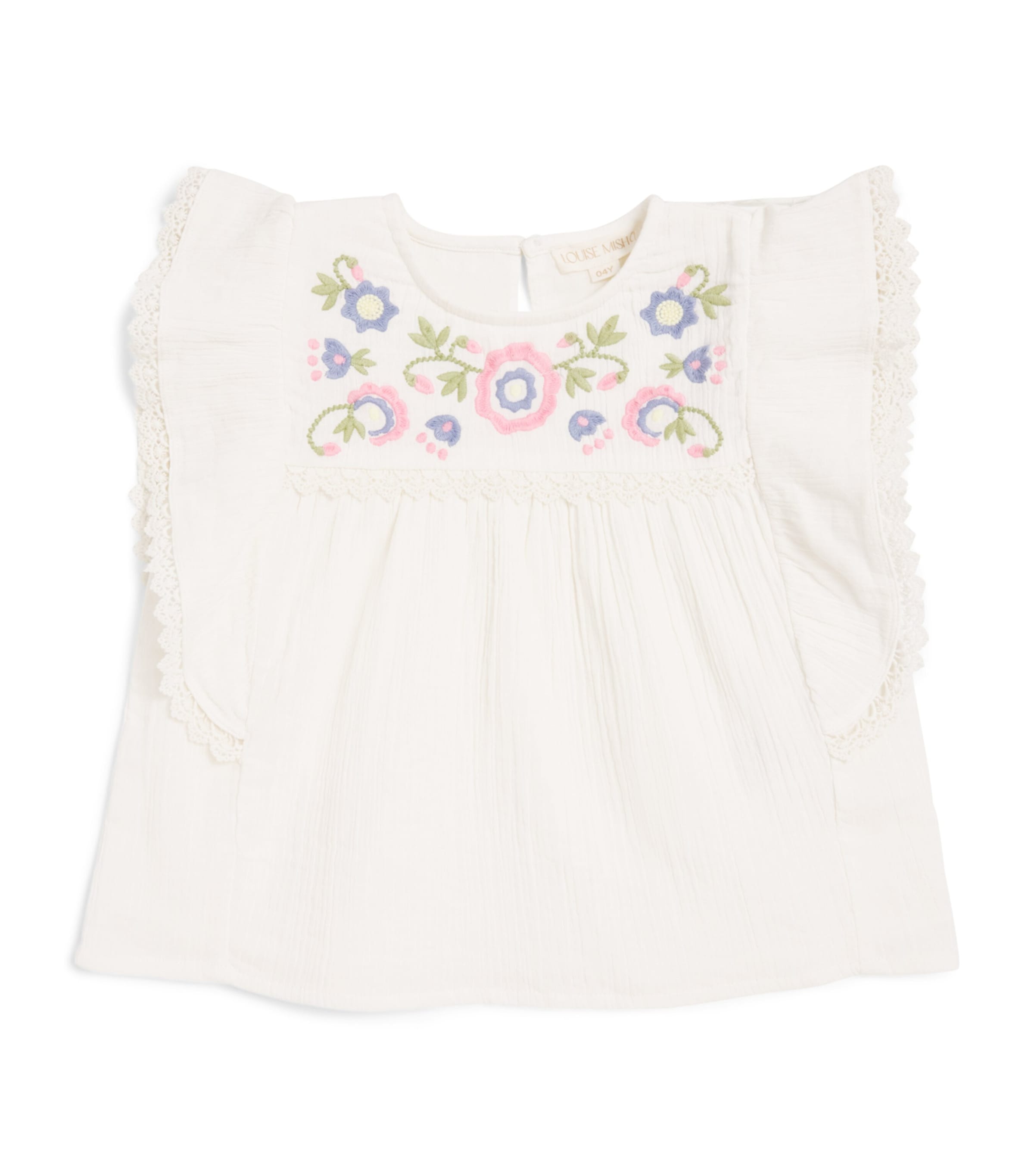Louise Misha Organic Cotton Malya Blouse (3-4 Years) White