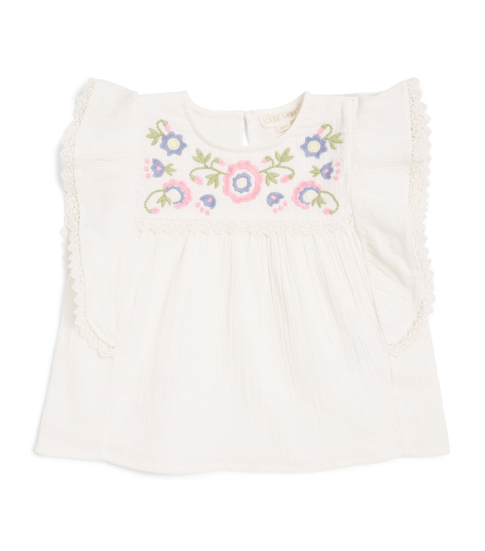 Louise Misha Organic Cotton Malya Blouse (3-4 Years) White