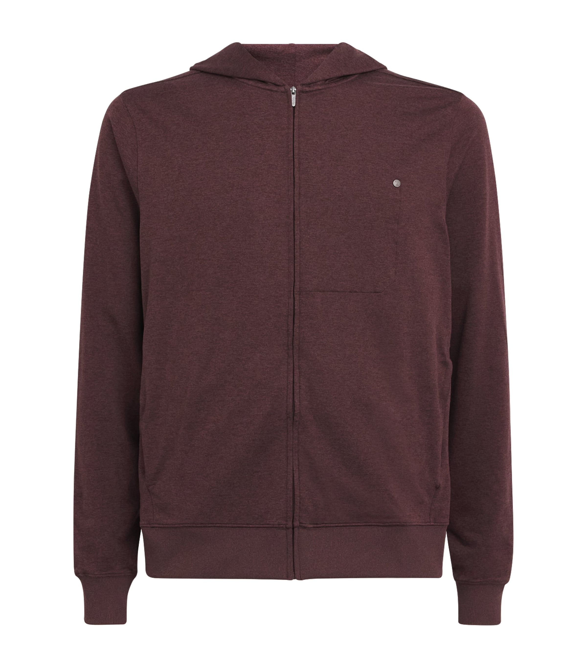 VUORI Mens Ponto Zip-Up Hoodie Boh Boysenberry