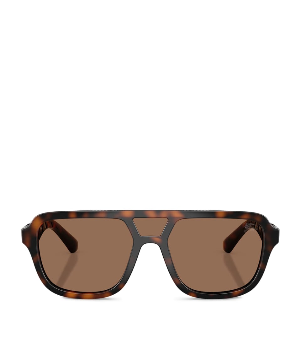 Burberry Acetate BE4474U Pilot Sunglasses Brown