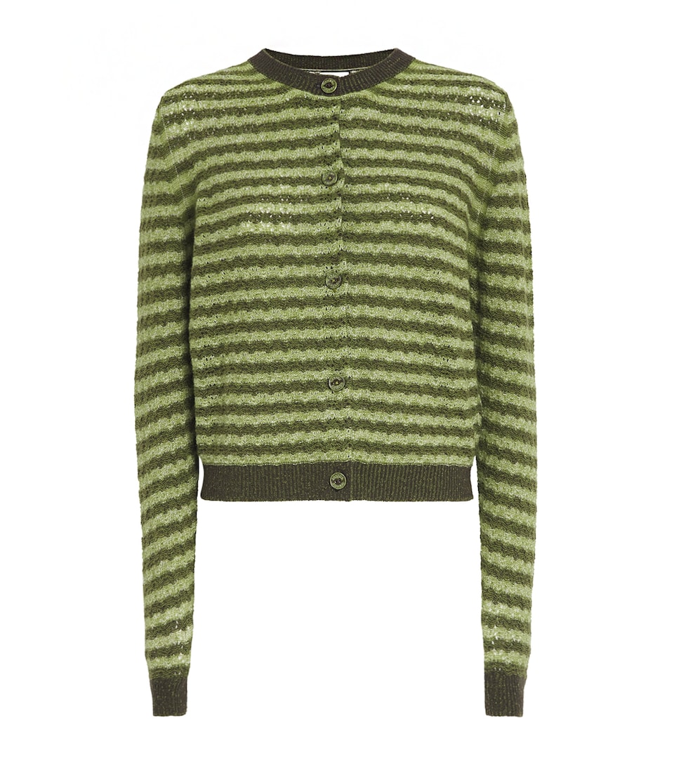Cashmere Stripe Cardigan