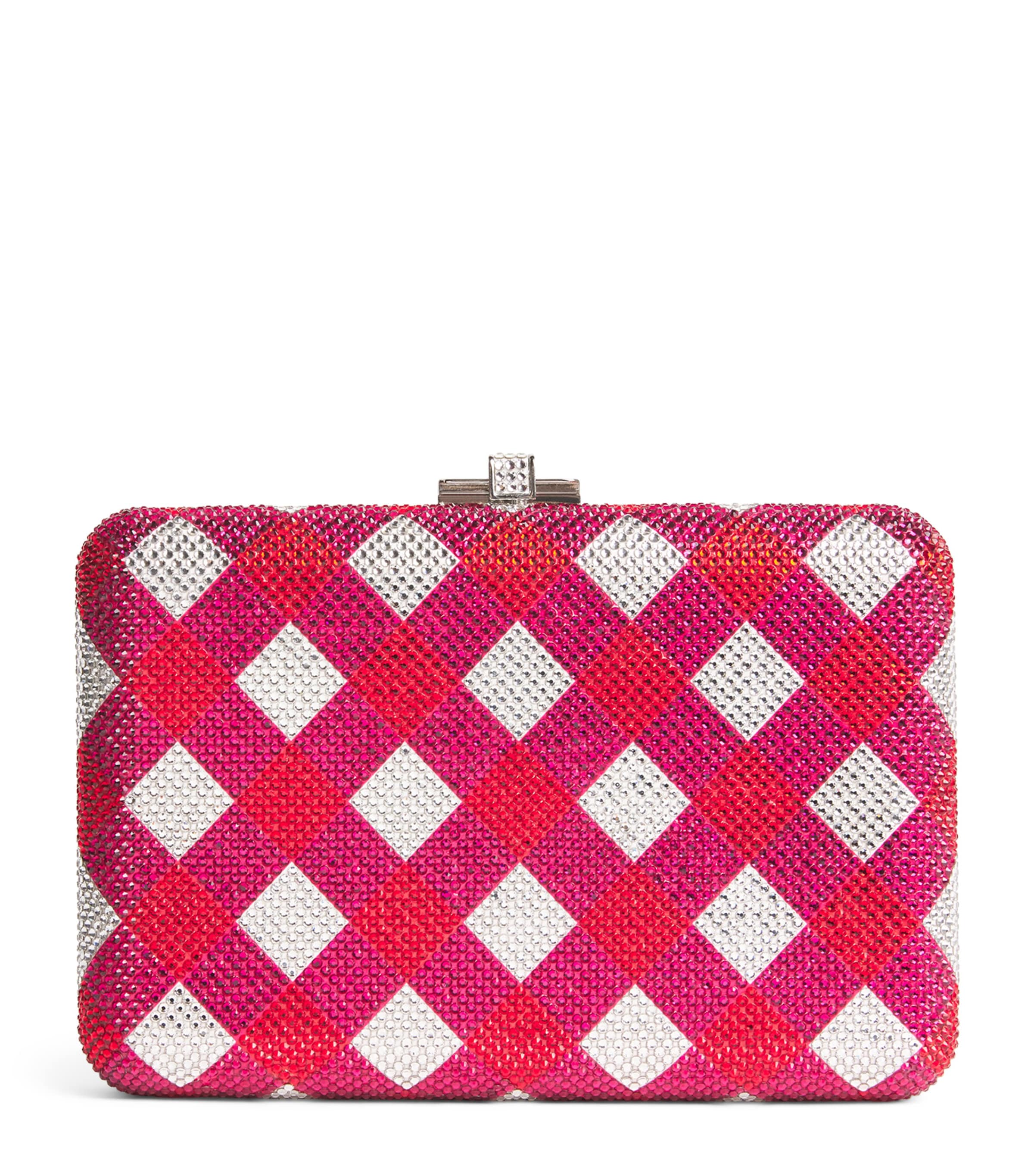 Judith Leiber Embellished Slim Slide Clutch Bag Srbmt