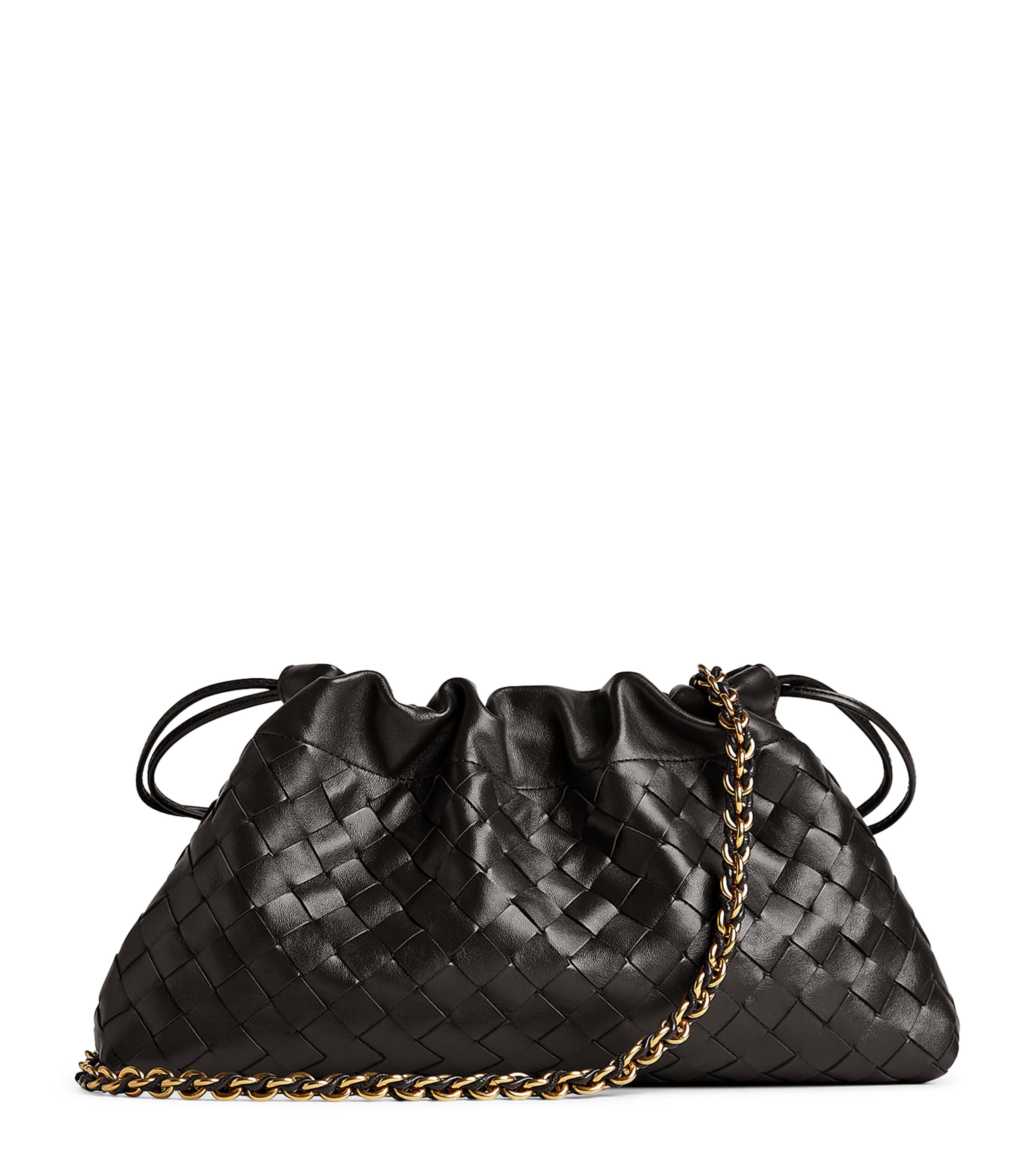 Bottega Veneta Leather Dustbag Notte Shoulder Bag