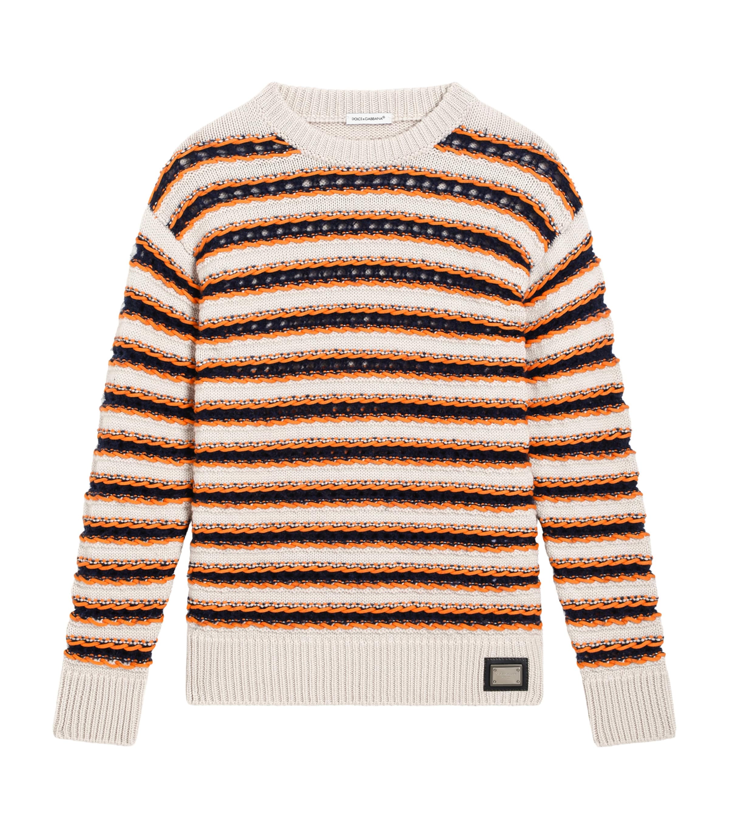 Virgin Wool-Blend Stripe Sweater (8-12 Years)