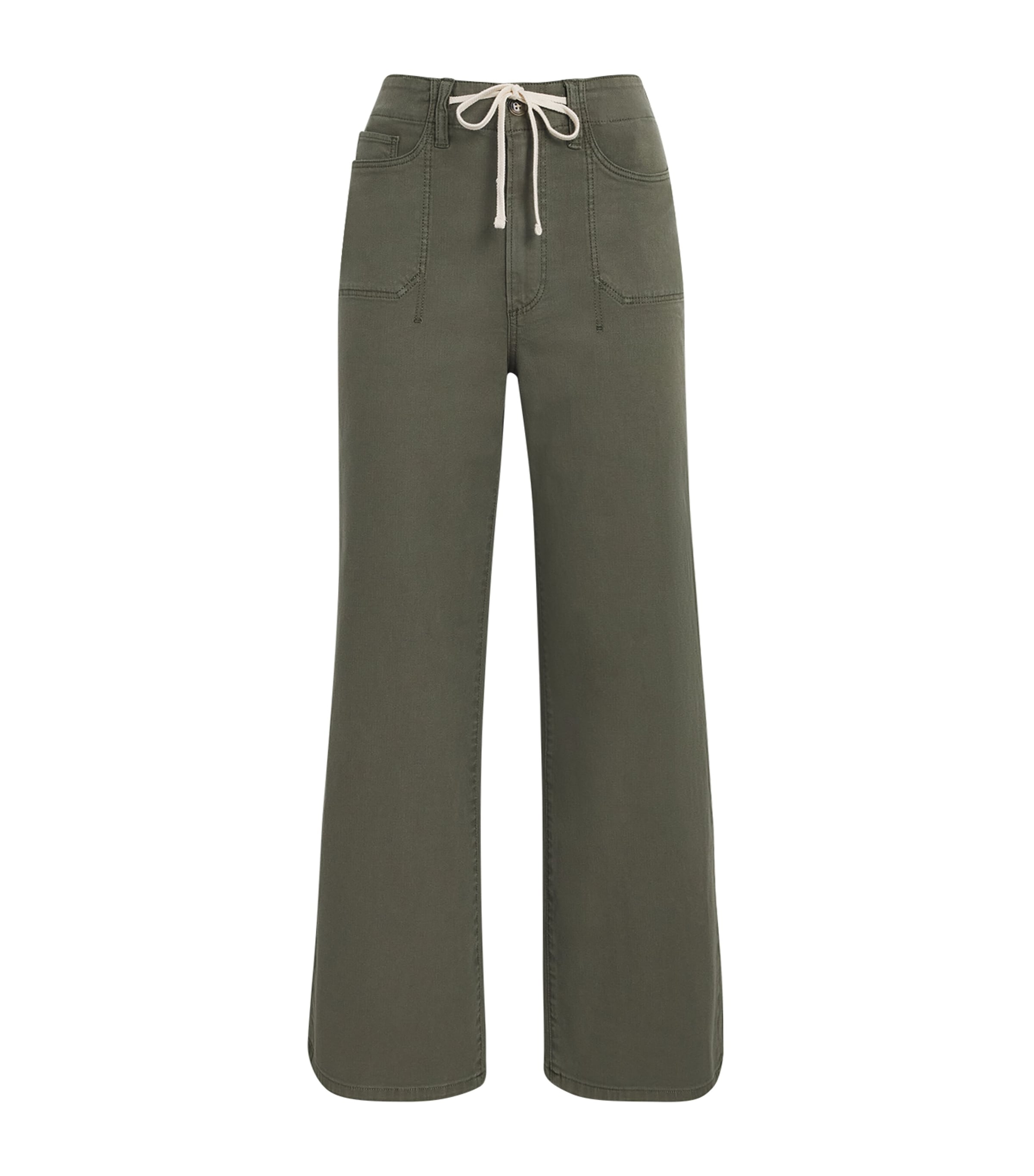 PAIGE Womens Ari Bootcut Jeans Vintage Ivy Green