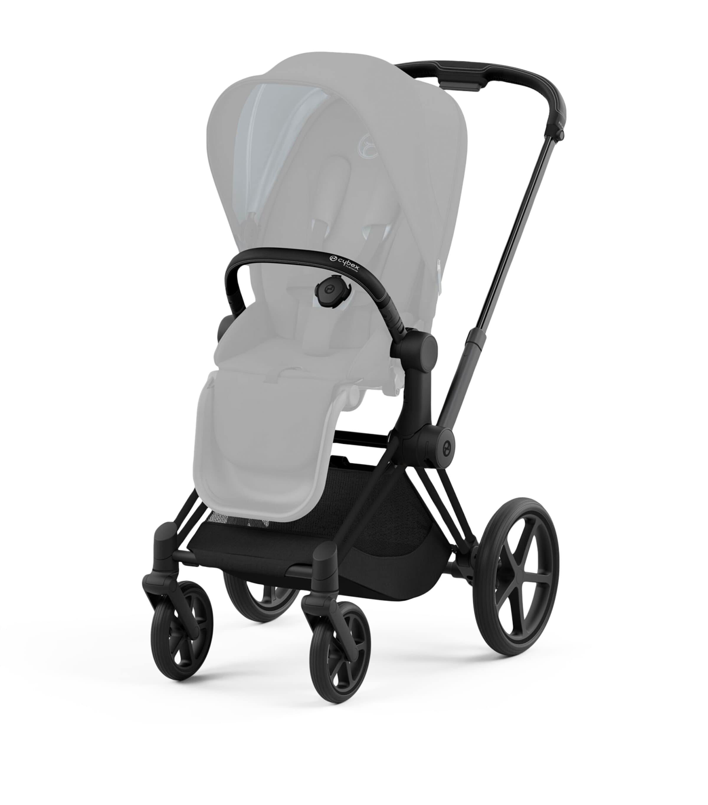 PRIAM Pushchair Frame - Matte Black