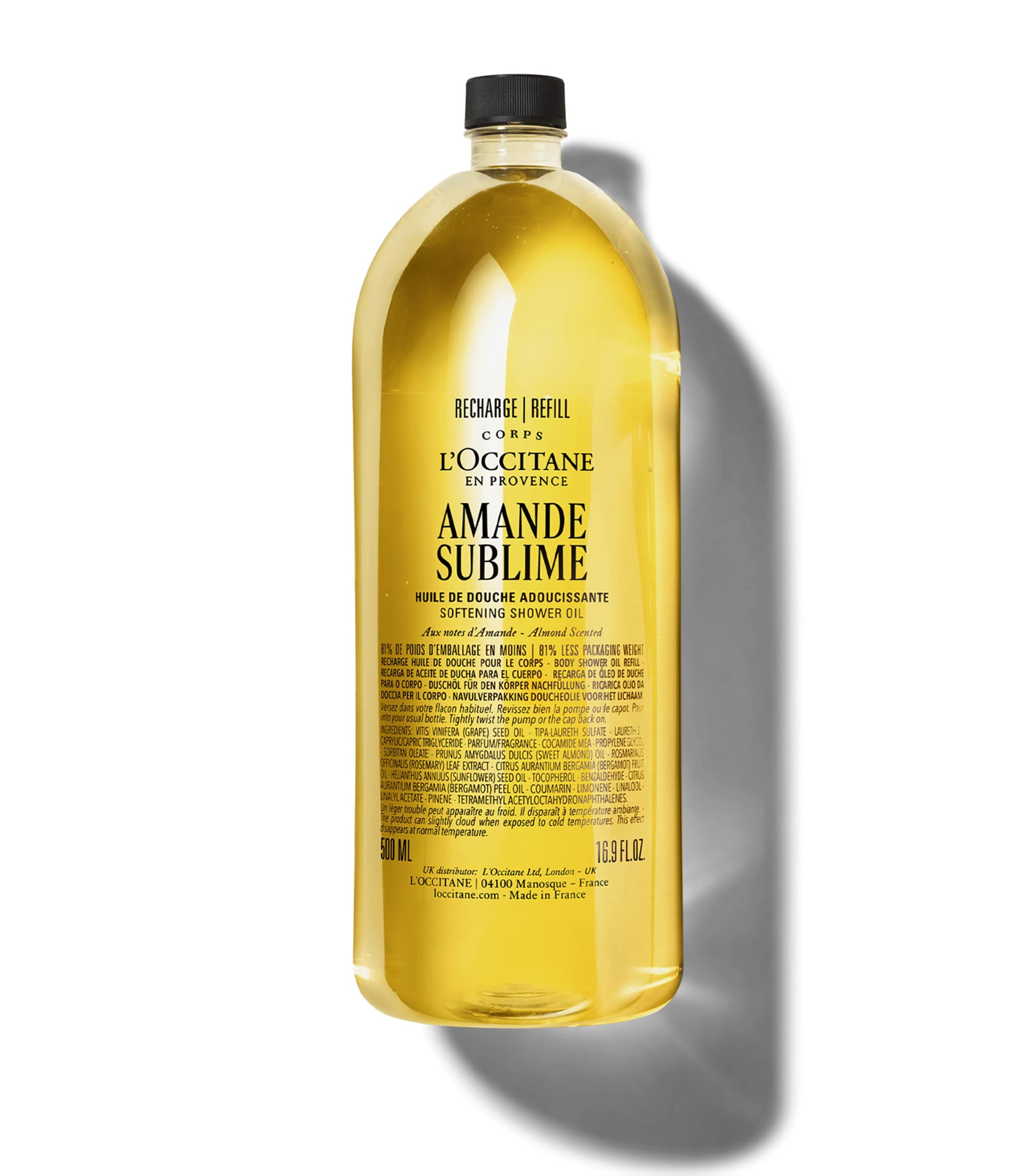 Almond Shower Oil (500ml) - Refill