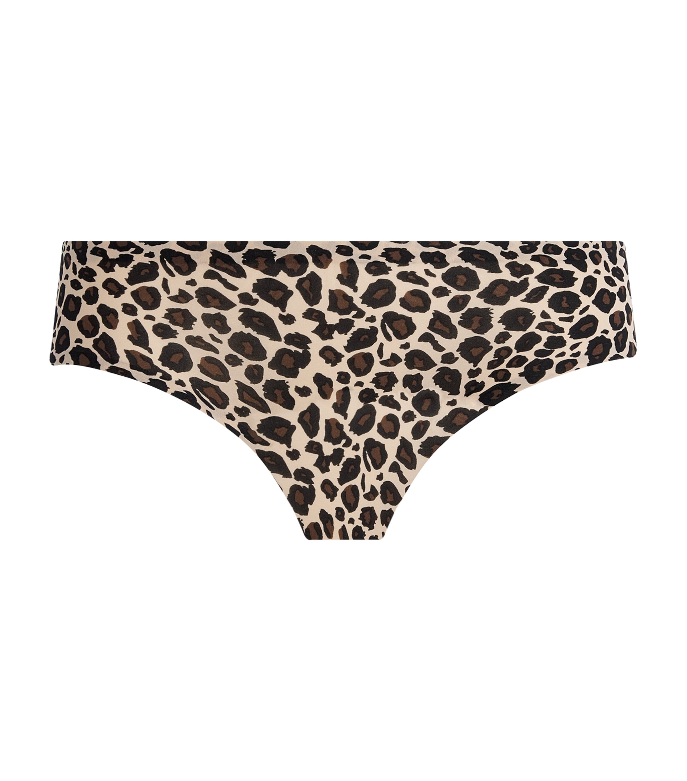 Chantelle Womens Leopard Print Soft Stretch Brazilian Briefs Leopard