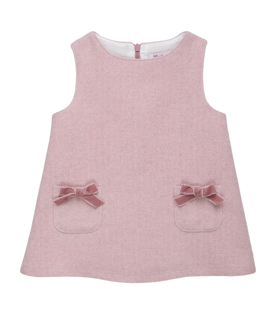 Trotters Georgina Bow Dress (6-24 Months) Pale Pink