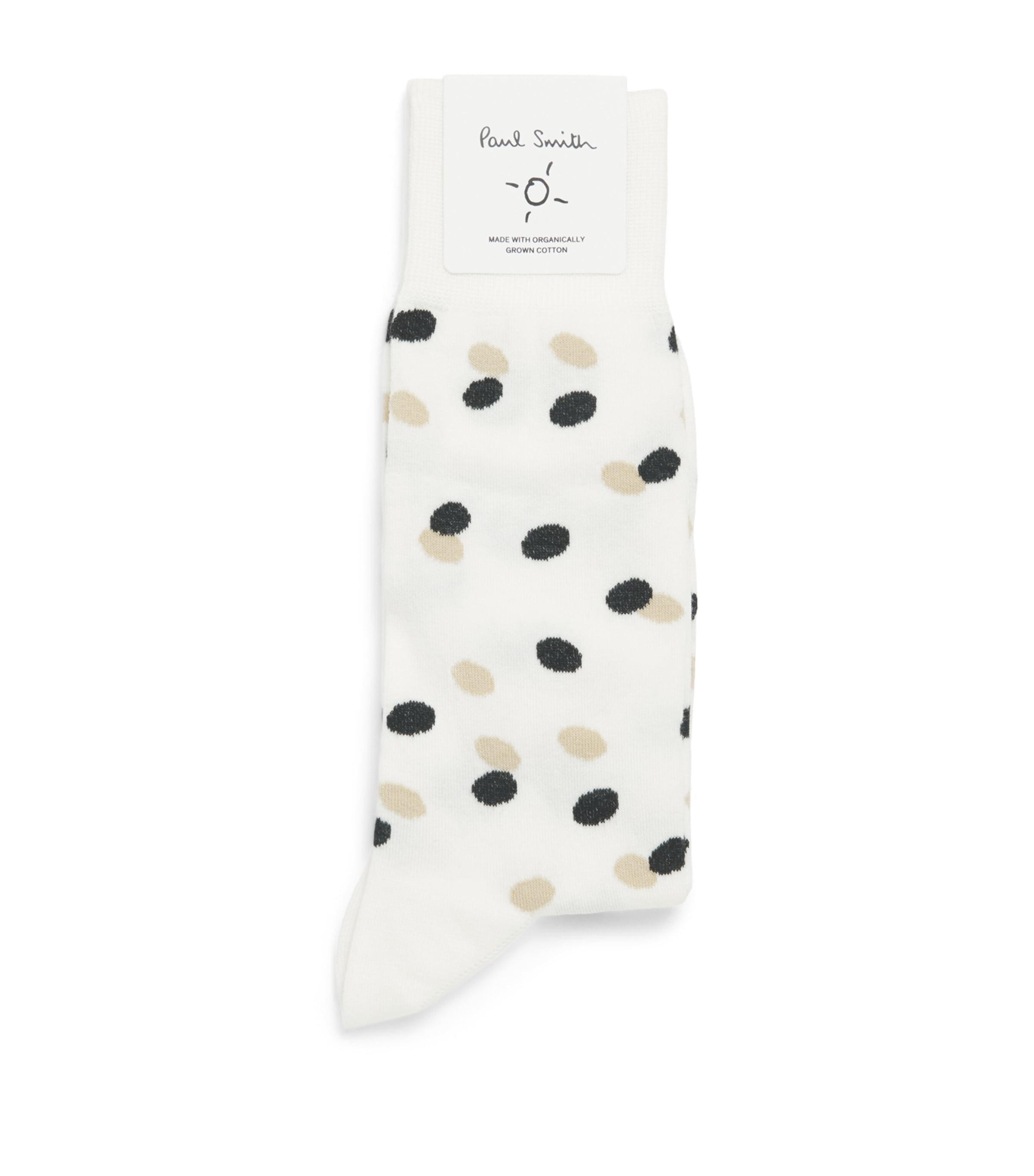 Paul Smith Mens Polka Dot Socks White