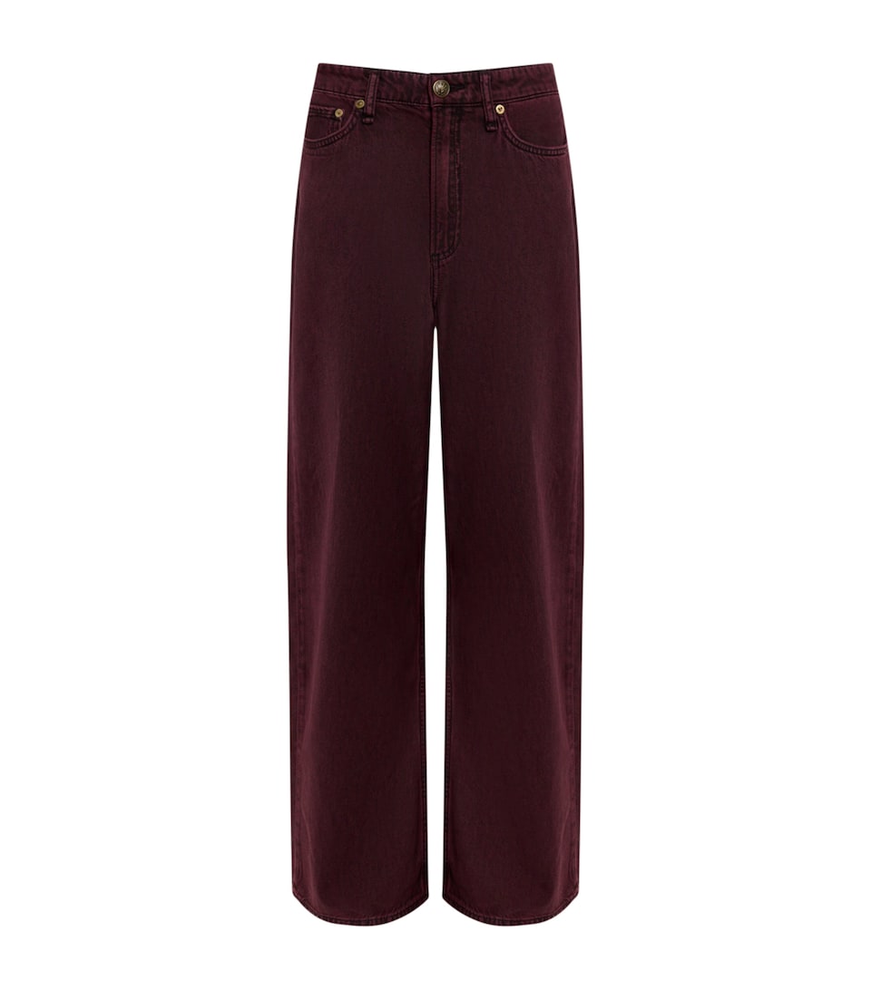 Logan Mid-Rise Wide Jeans