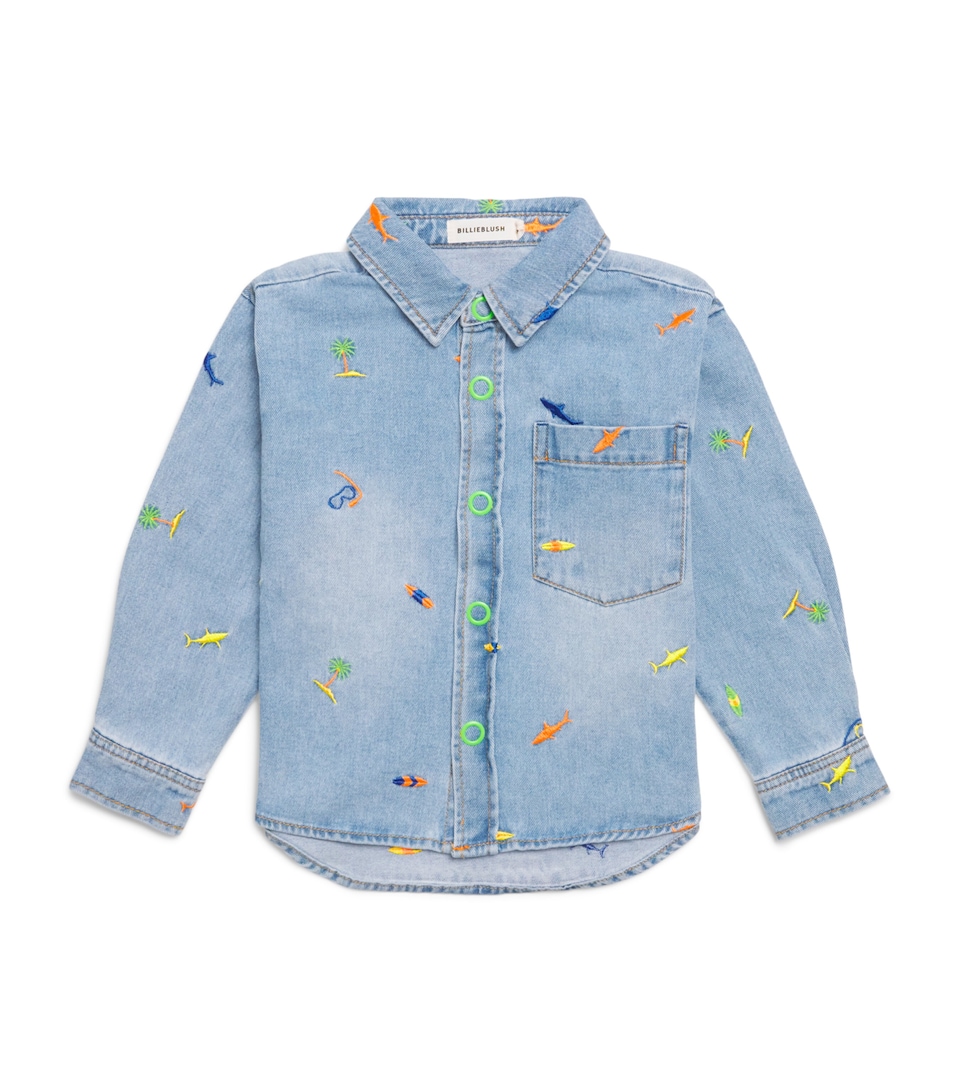 Embroidered Denim Shirt (4-10 Years)