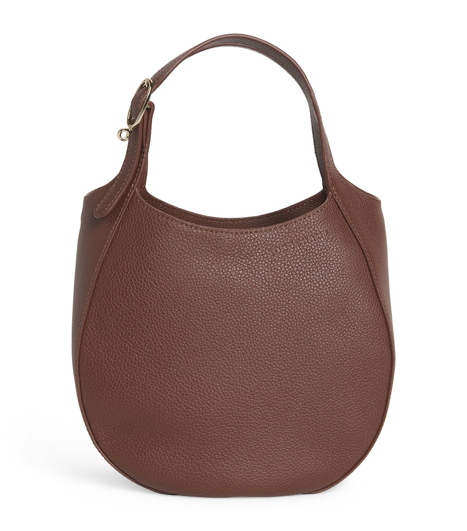 Small Leather Le Foulonné Top-Handle Bag