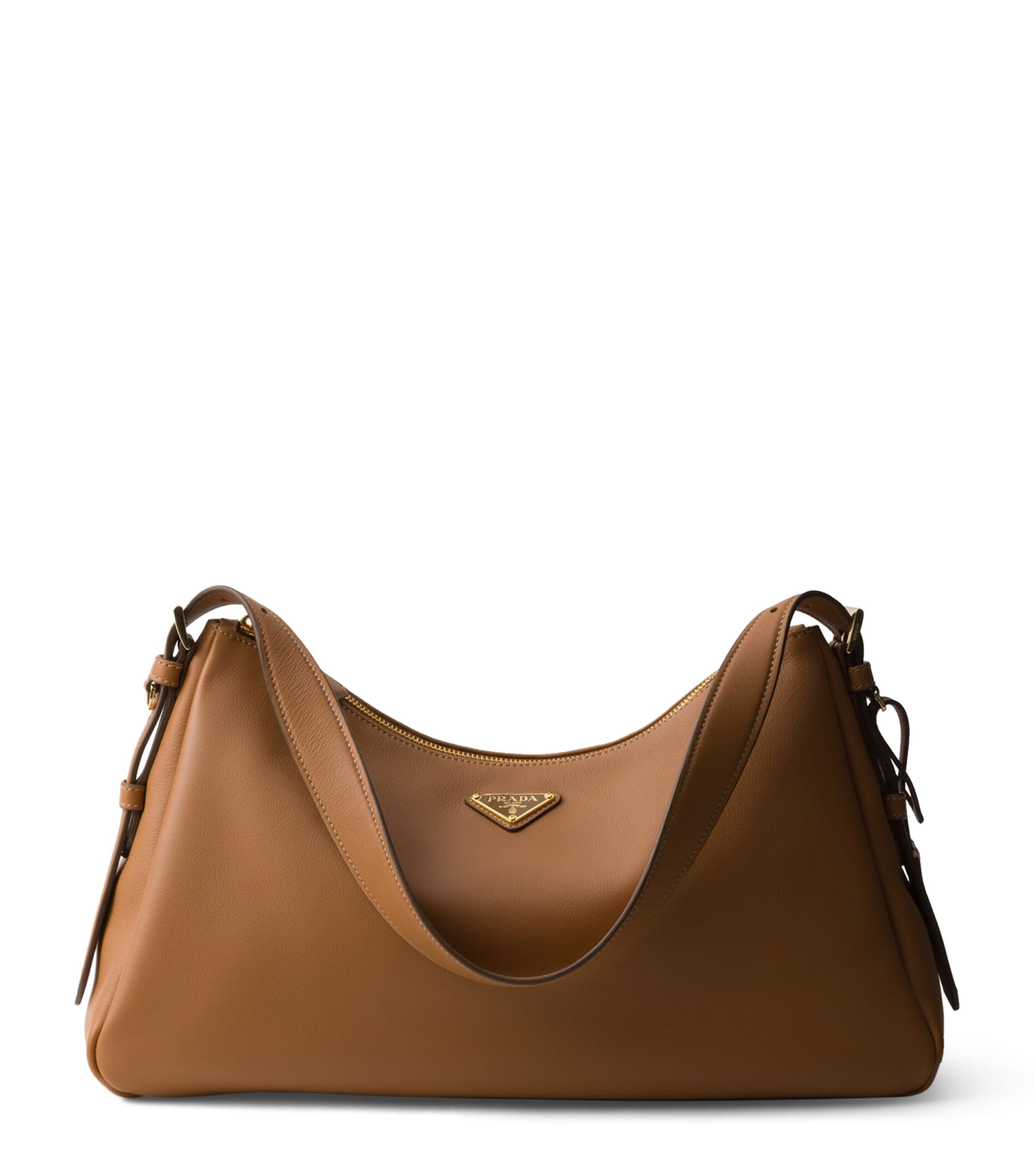 Large Calf Leather Aimée Shoulder Bag