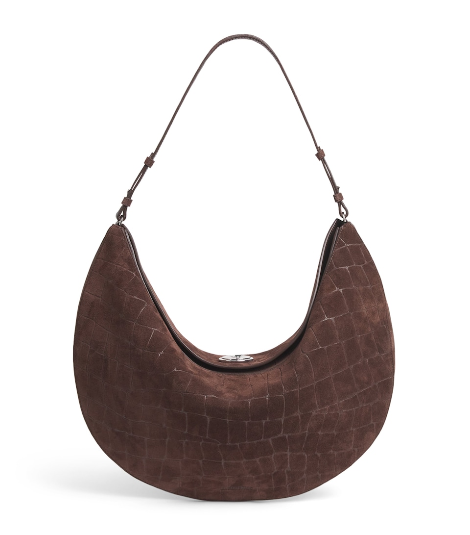 Suede The Ovalo Shoulder Bag