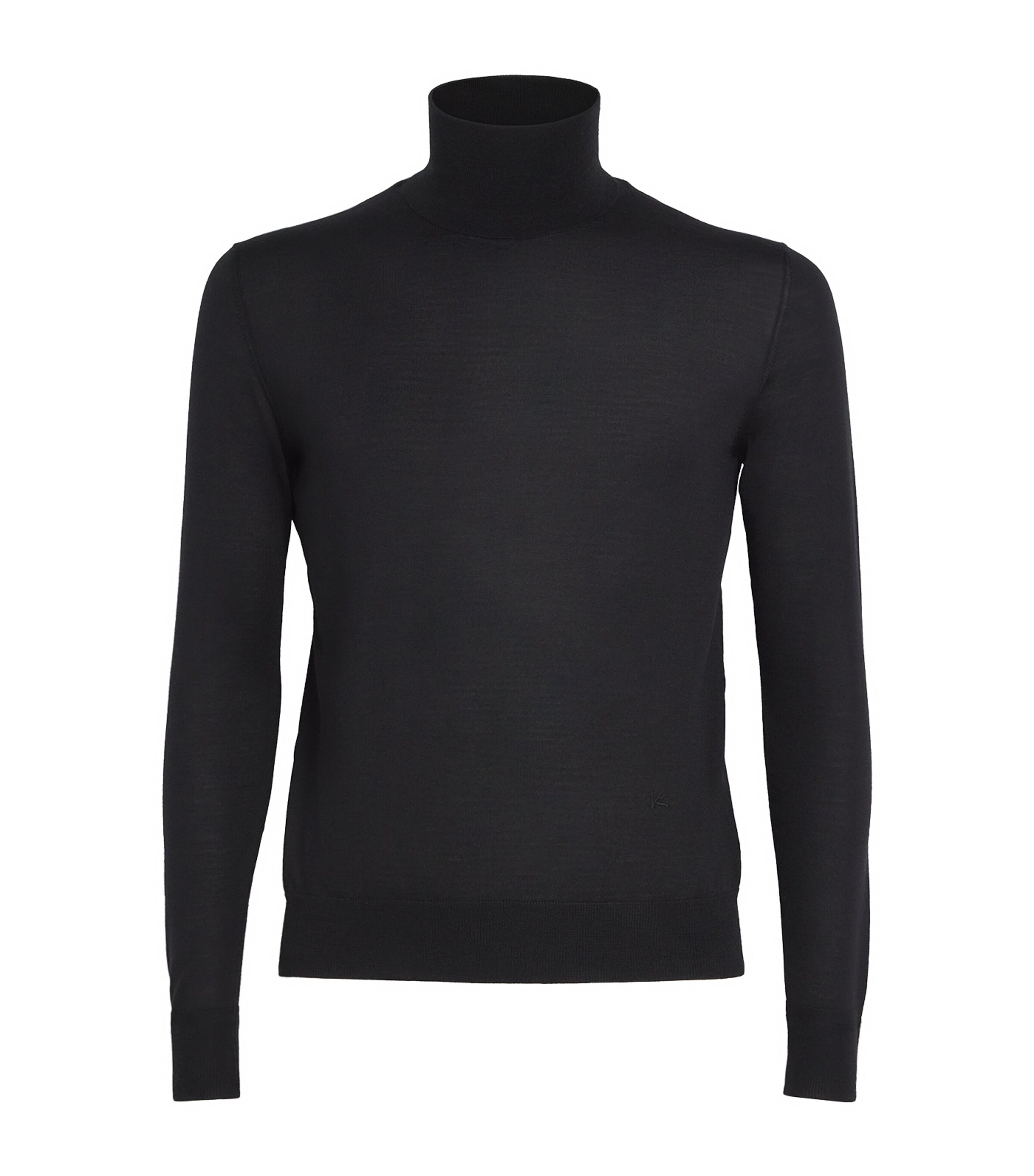 Wool-Silk-Cashmere Rollneck Sweater